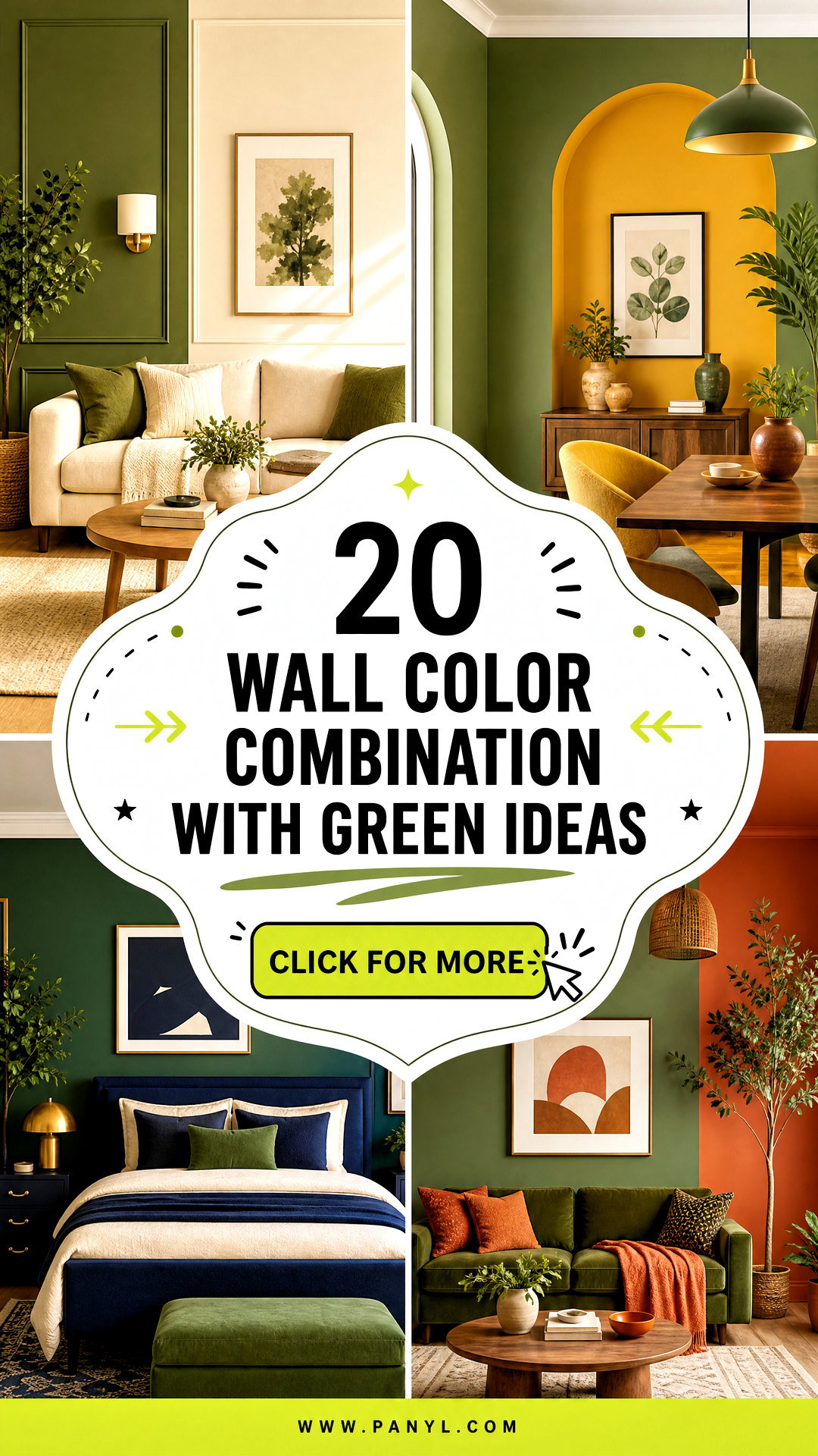 20 Wall Color Combination With Green Ideas Fresh Pairings - 20 Wall Color Combination With Green Ideas: Fresh Pairings