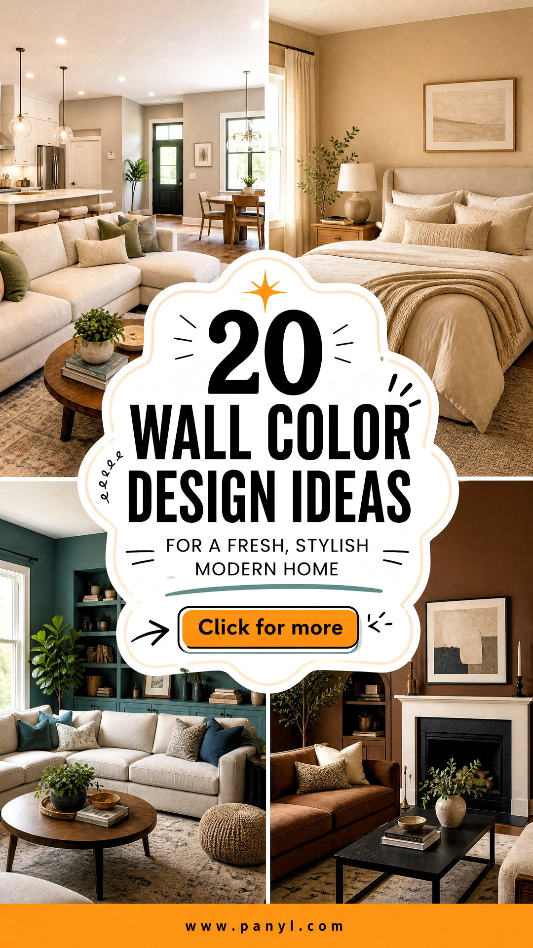 20 Wall Color Design Ideas for a Fresh Stylish Modern Home - 20 Wall Color Design Ideas for a Fresh, Stylish Modern Home