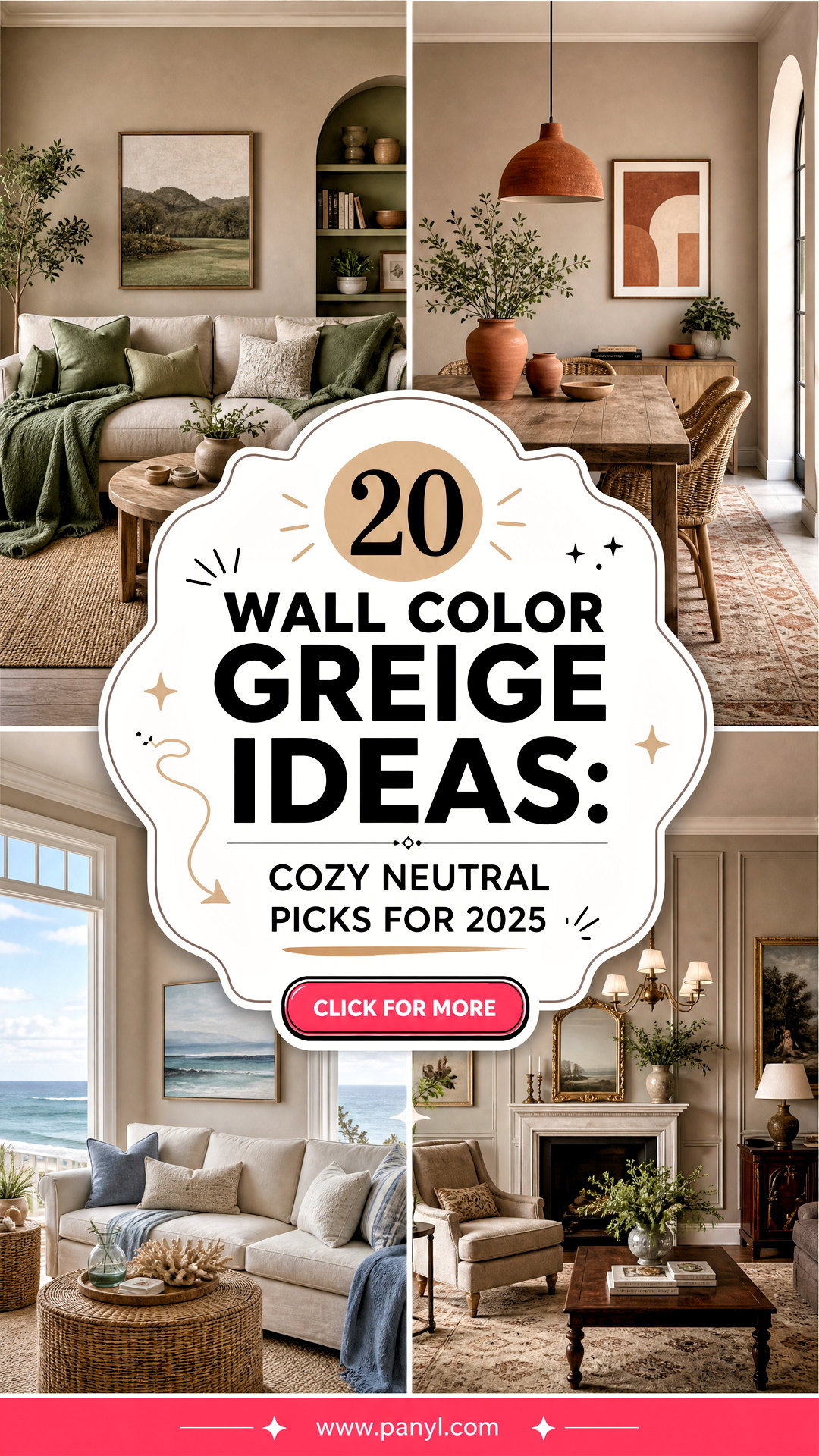 20 Wall Color Greige Ideas Cozy Neutral Picks for 2025 - 20 Wall Color Greige Ideas: Cozy Neutral Picks for 2025