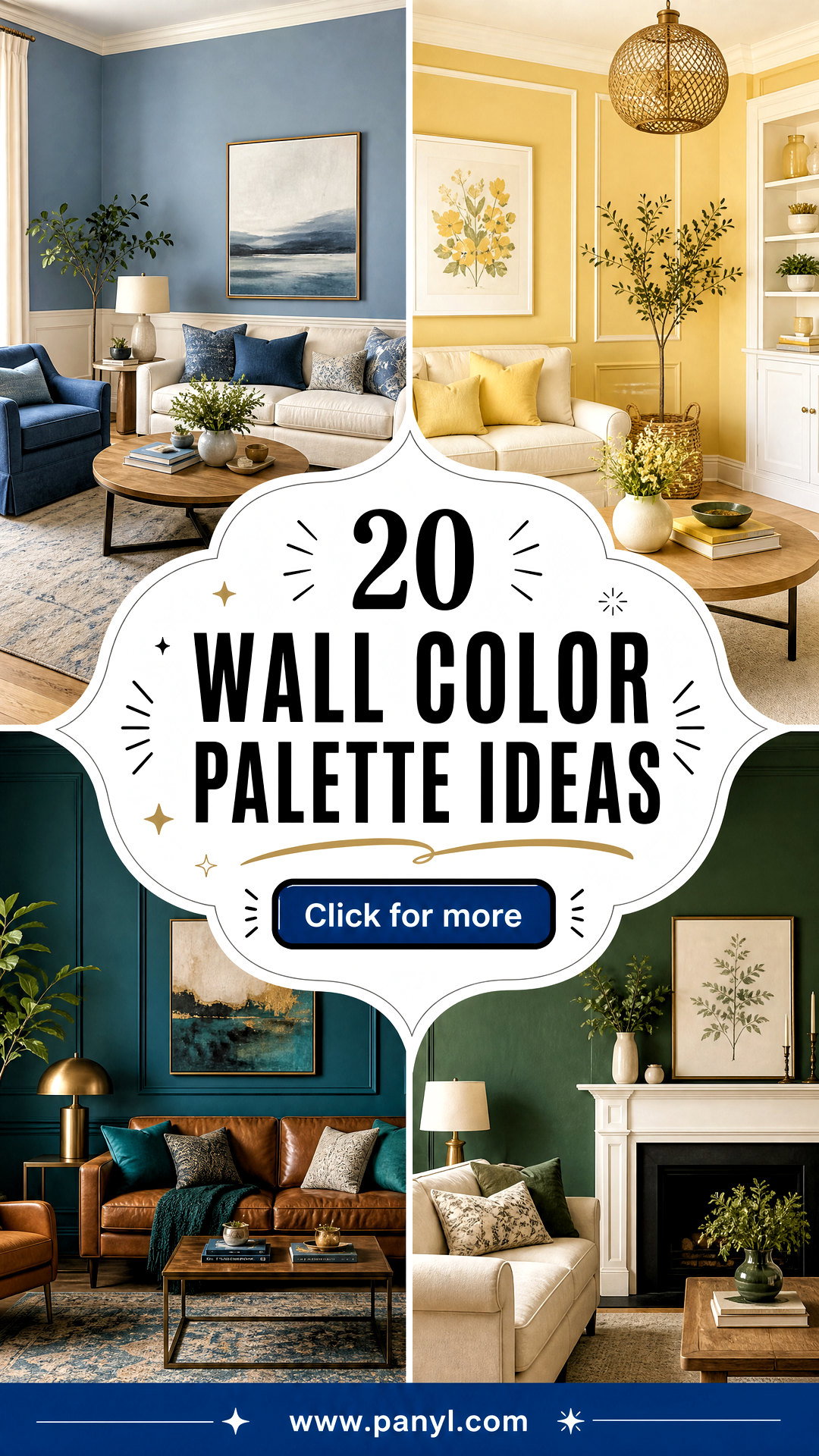 20 Wall Color Palette Ideas for a Polished Modern Home - 20 Wall Color Palette Ideas for a Polished, Modern Home