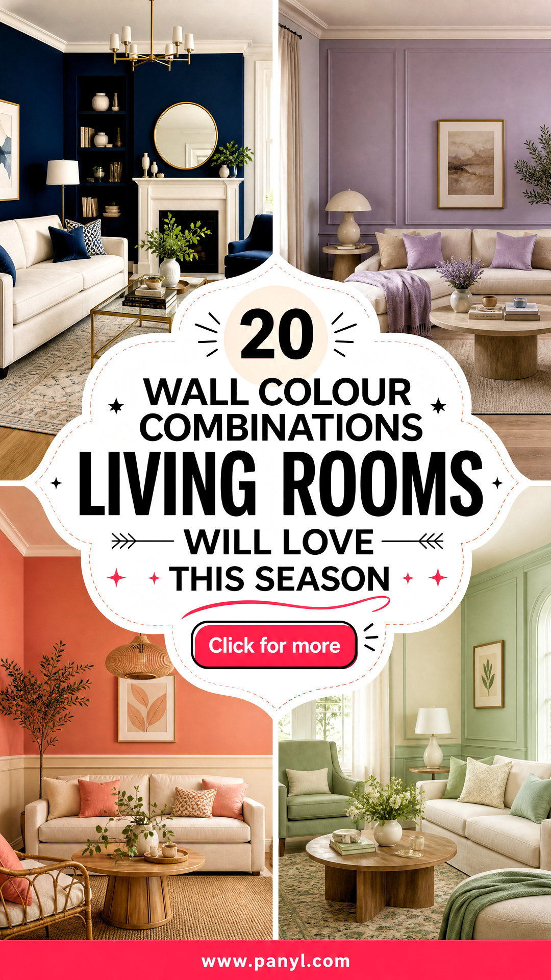 20 Wall Colour Combinations Living Rooms Will Love This Season - 20 Wall Colour Combinations Living Rooms Will Love This Season