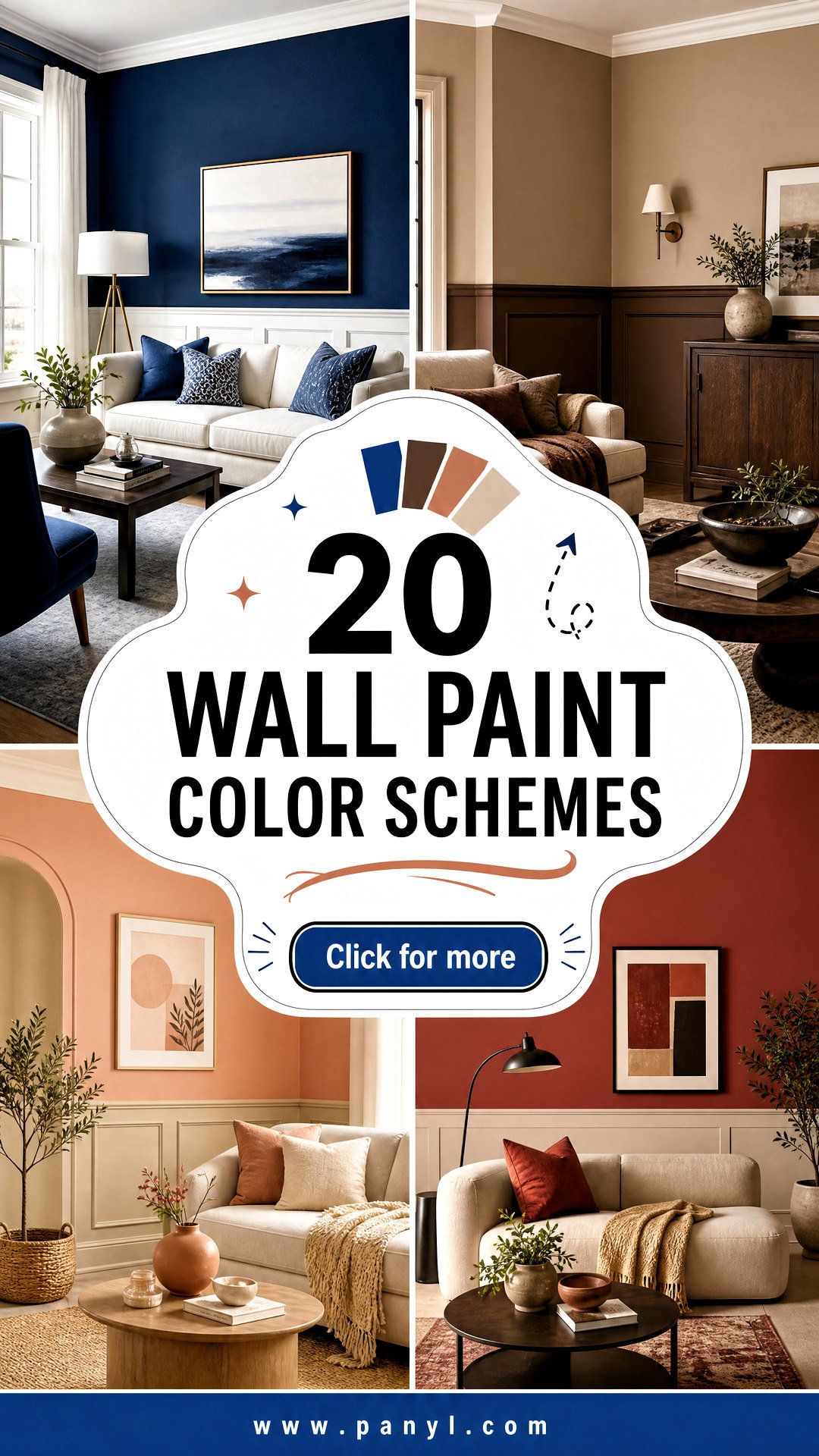 20 Wall Paint Color Schemes Designer Palettes for Every Room - 20 Wall Paint Color Schemes: Designer Palettes for Every Room