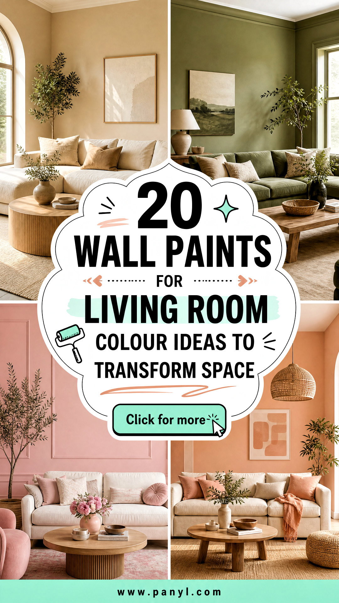 20 Wall Paints for Living Room Colour Ideas to Transform Space - 20 Wall Paints for Living Room Colour Ideas to Transform Space