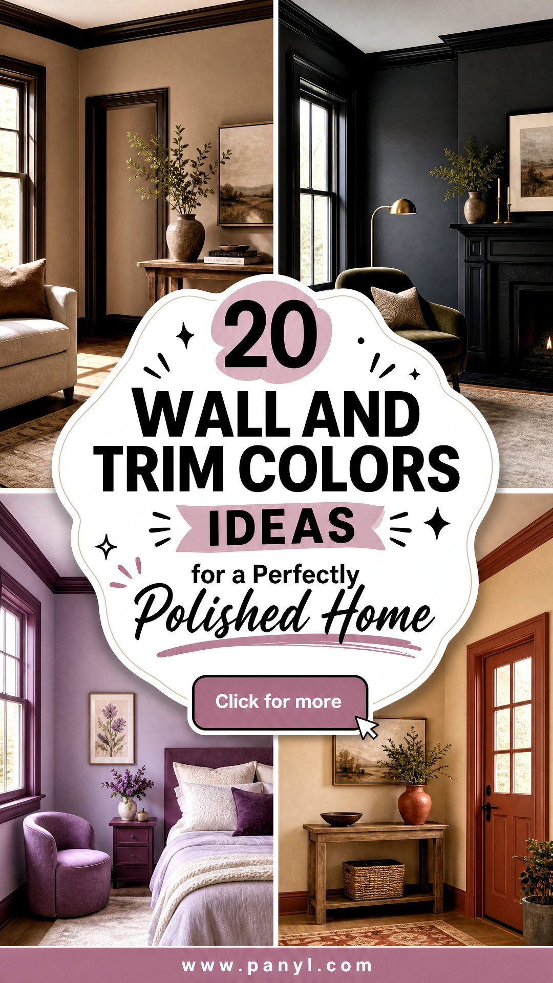 20 Wall and Trim Colors Ideas for a Perfectly Polished Home - 20 Wall and Trim Colors Ideas for a Perfectly Polished Home