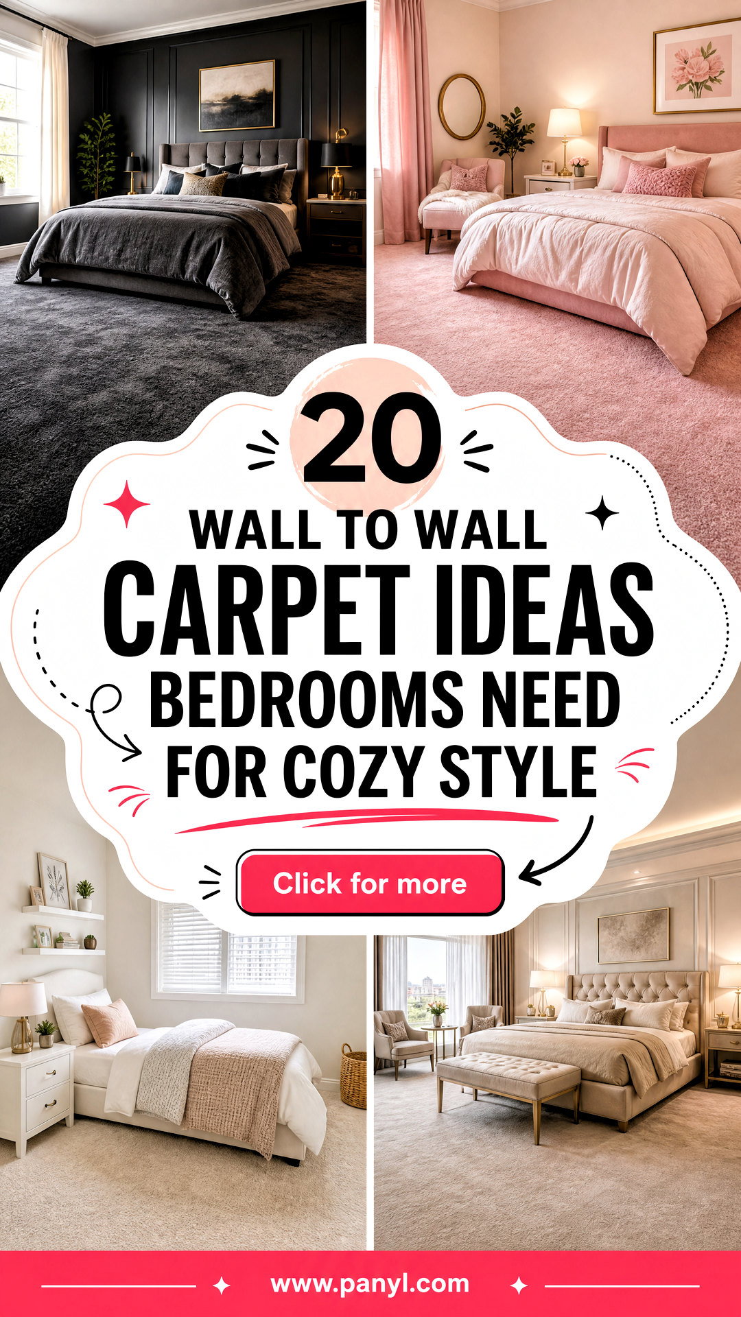 20 Wall to Wall Carpet Ideas Bedrooms Need for Cozy Style - 20 Wall to Wall Carpet Ideas Bedrooms Need for Cozy Style