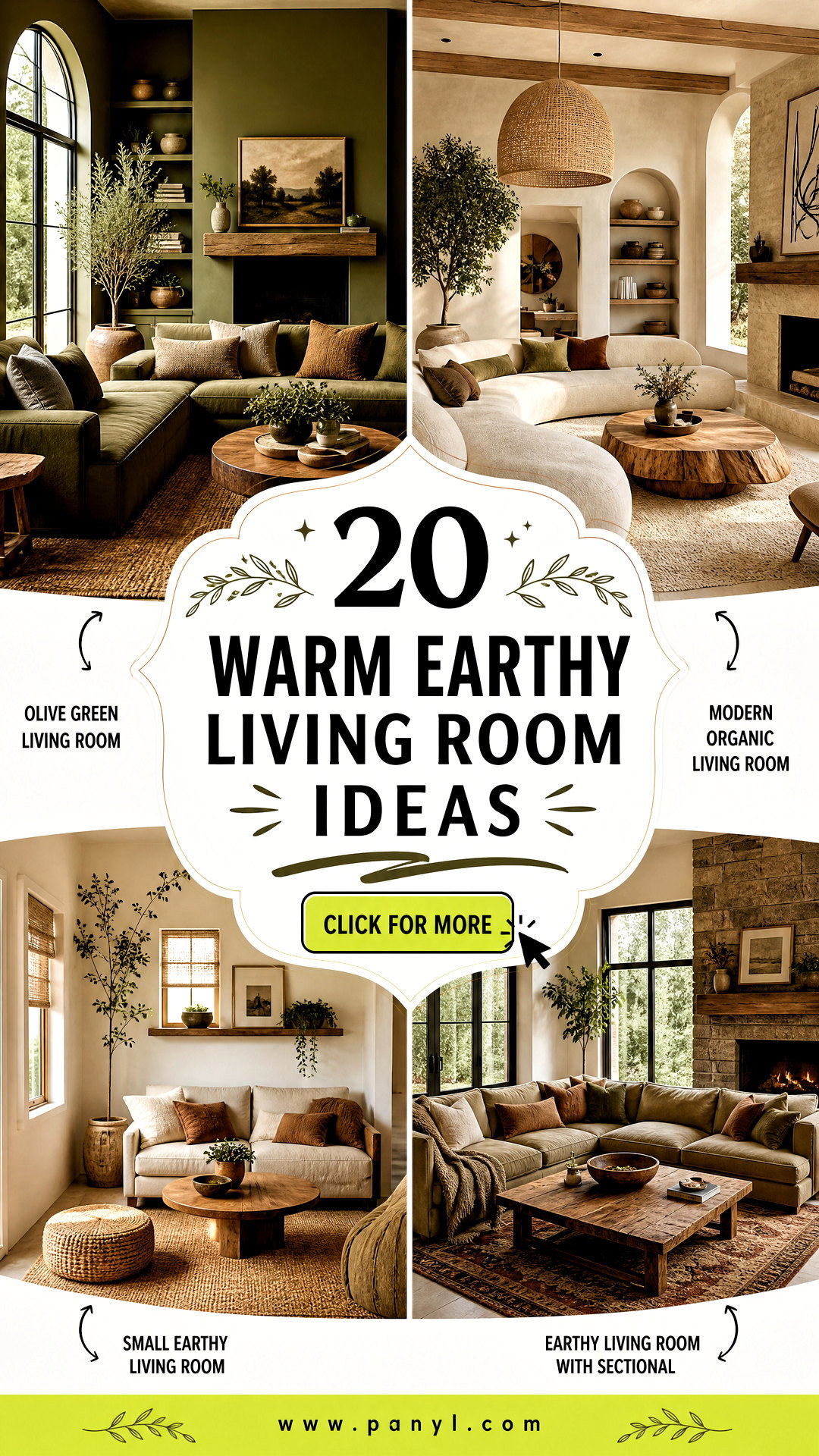20 Warm Earthy Living Room Ideas for a Grounded Retreat - 20 Warm Earthy Living Room Ideas for a Grounded Retreat
