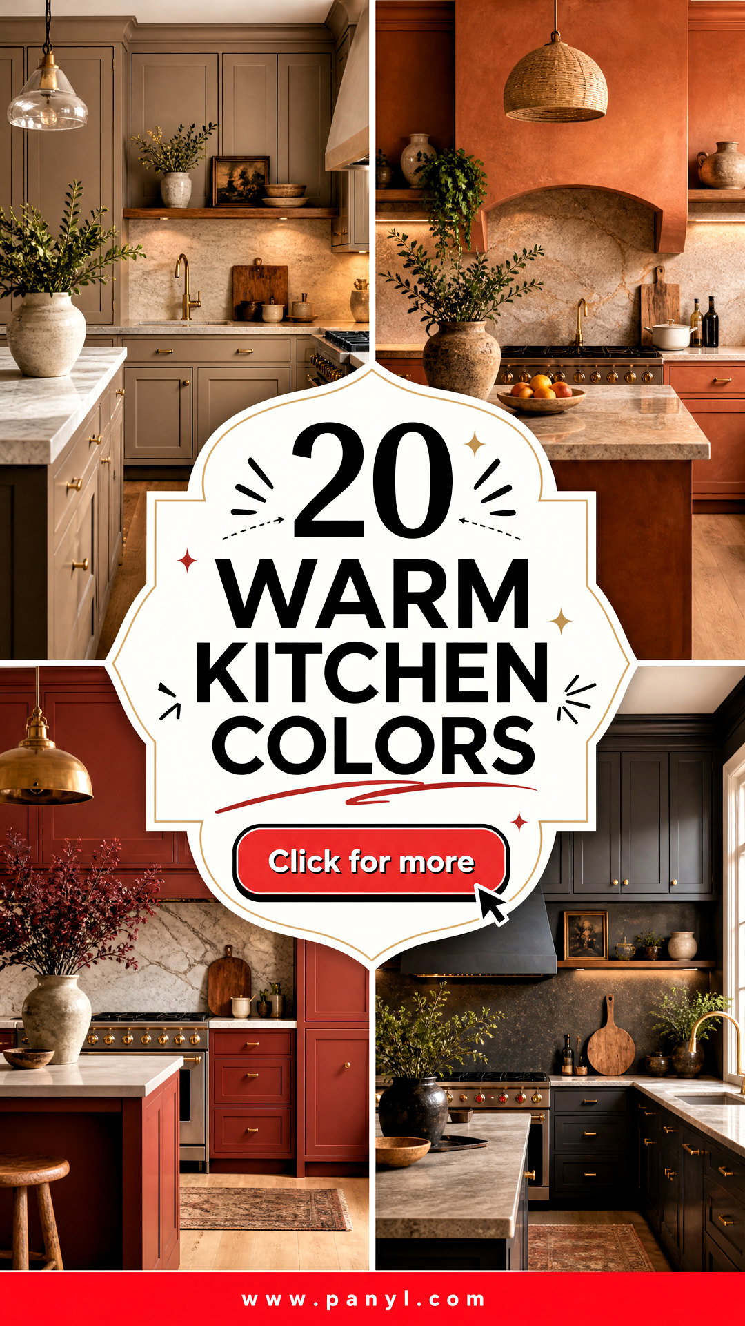 20 Warm Kitchen Colors for an Inviting Stylish Makeover - 20 Warm Kitchen Colors for an Inviting, Stylish Makeover