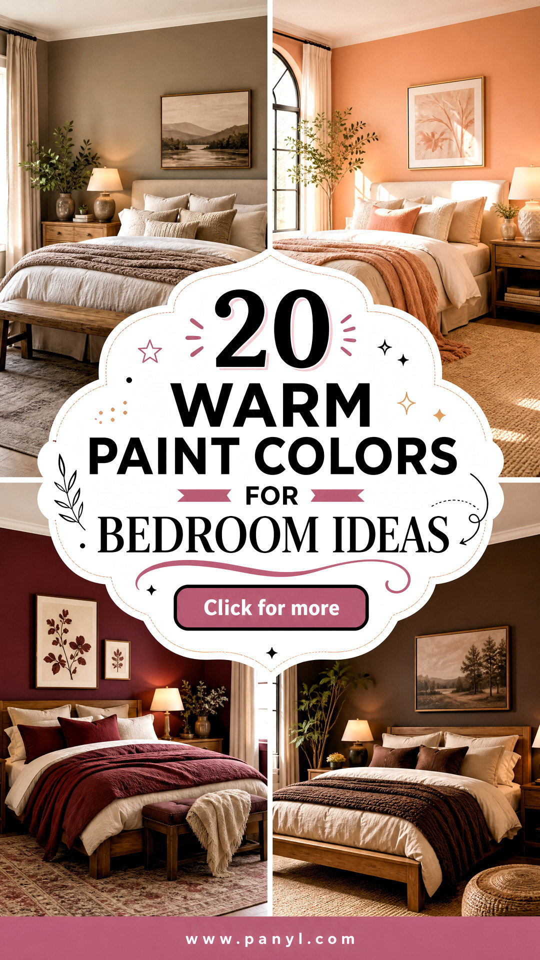 20 Warm Paint Colors for Bedroom Ideas and a Cozy Retreat - 20 Warm Paint Colors for Bedroom Ideas and a Cozy Retreat