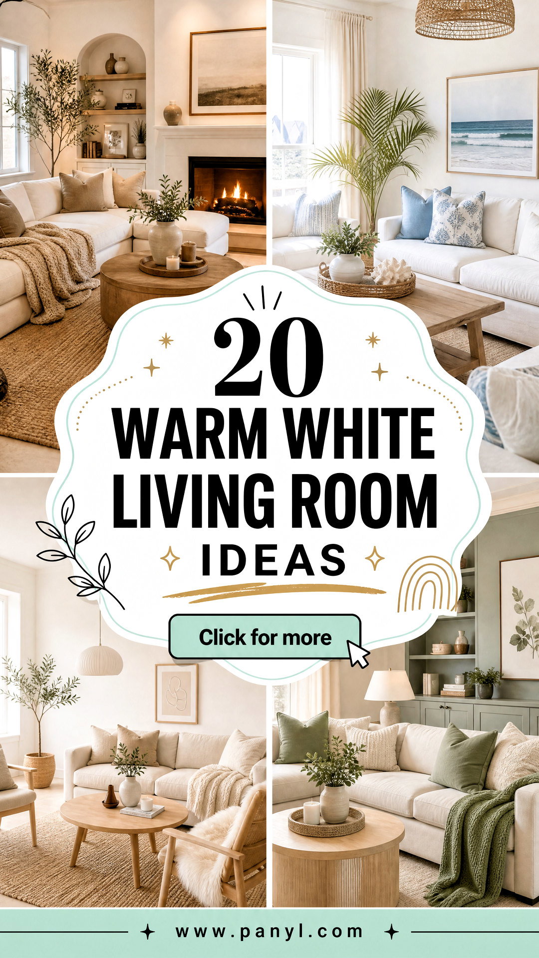 20 Warm White Living Room Ideas for Serene Cozy Spaces - 20 Warm White Living Room Ideas for Serene, Cozy Spaces