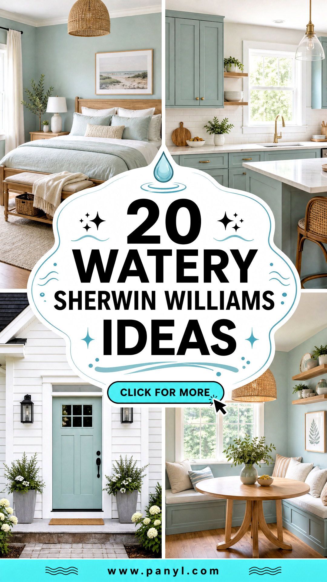 20 Watery Sherwin Williams Ideas for Serene Coastal Rooms - 20 Watery Sherwin Williams Ideas for Serene Coastal Rooms