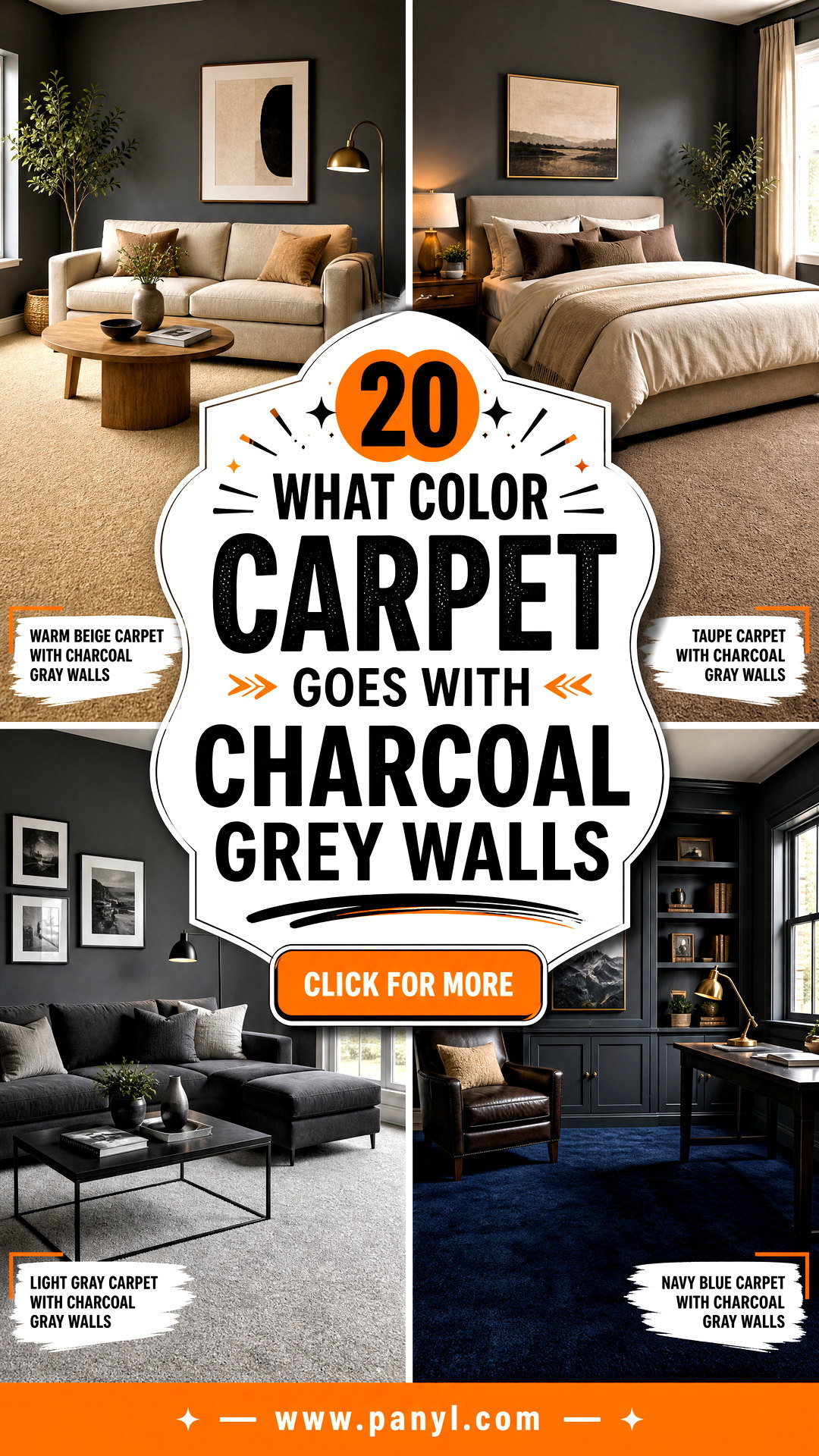 20 What Color Carpet Goes With Charcoal Grey Walls Best Picks - 20 What Color Carpet Goes With Charcoal Grey Walls: Best Picks