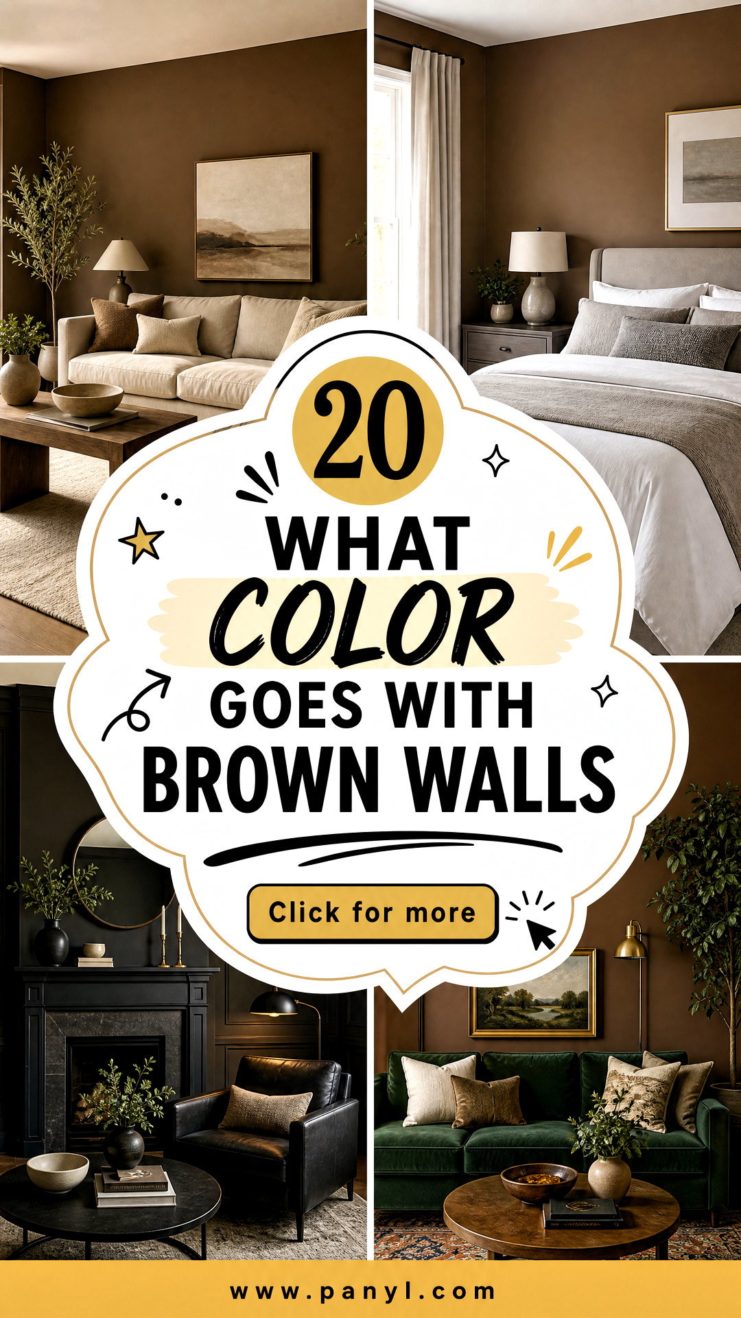 20 What Color Goes With Brown Walls Cozy Color Pairings - 20 What Color Goes With Brown Walls: Cozy Color Pairings