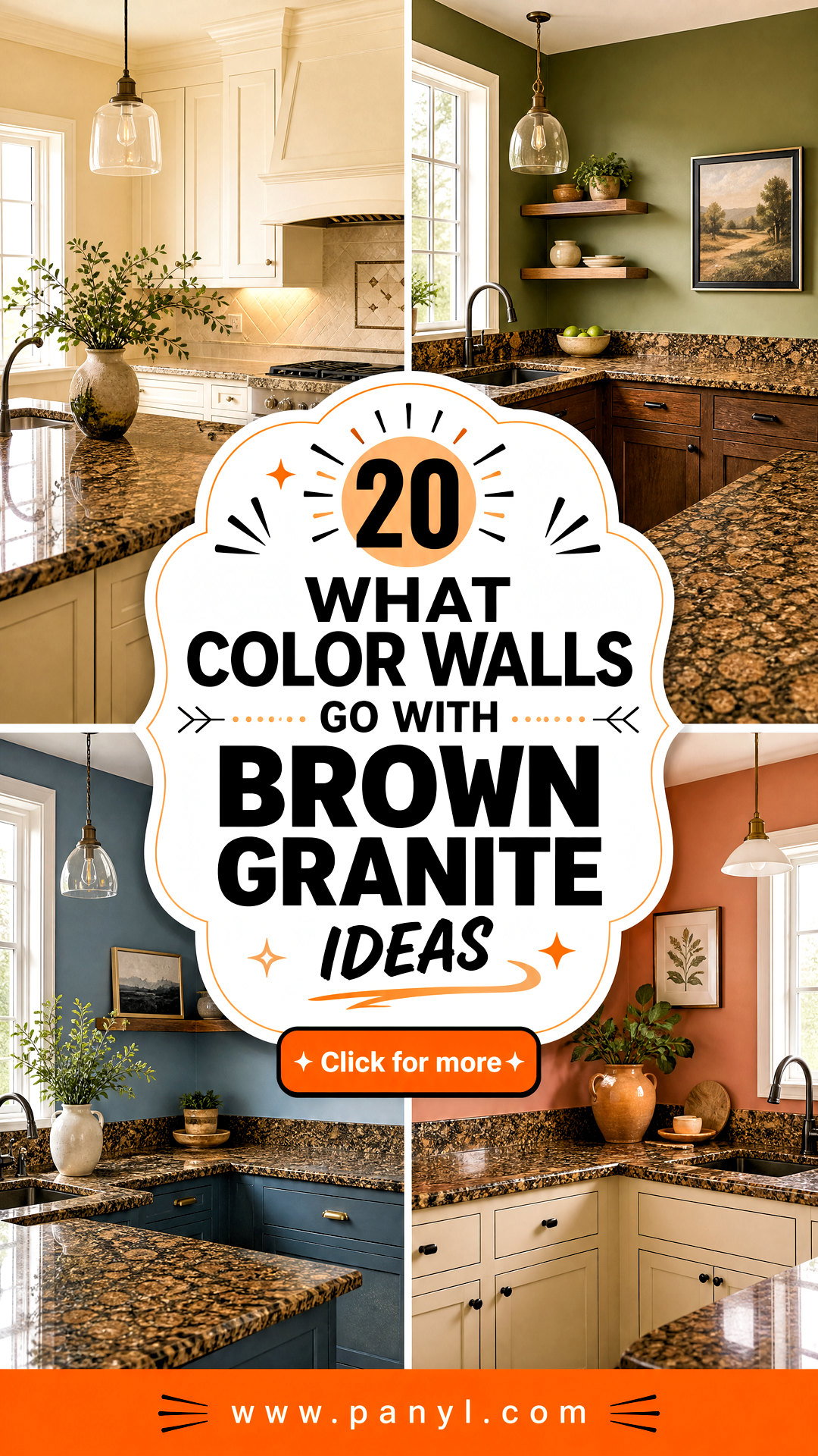 20 What Color Walls Go With Brown Granite Ideas Top Picks - 20 What Color Walls Go With Brown Granite Ideas: Top Picks