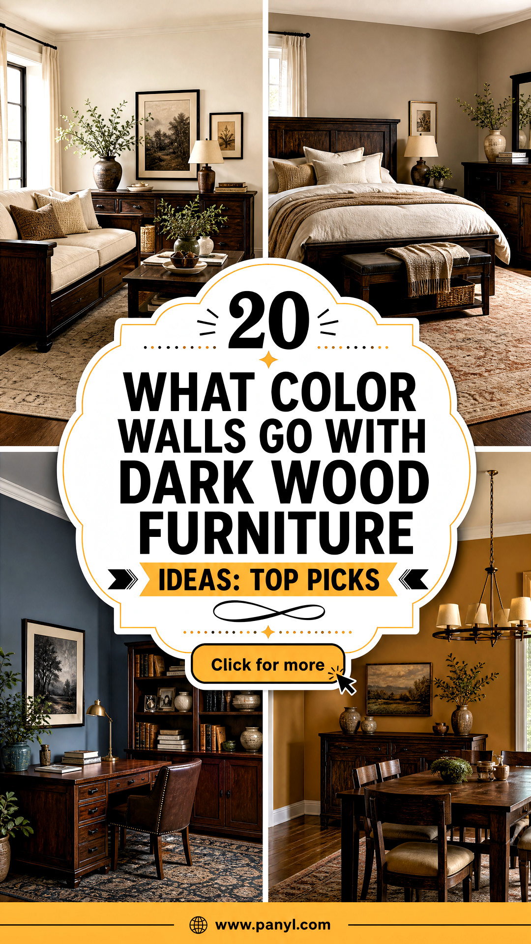 20 What Color Walls Go With Dark Wood Furniture Ideas Top Picks - 20 What Color Walls Go With Dark Wood Furniture Ideas: Top Picks
