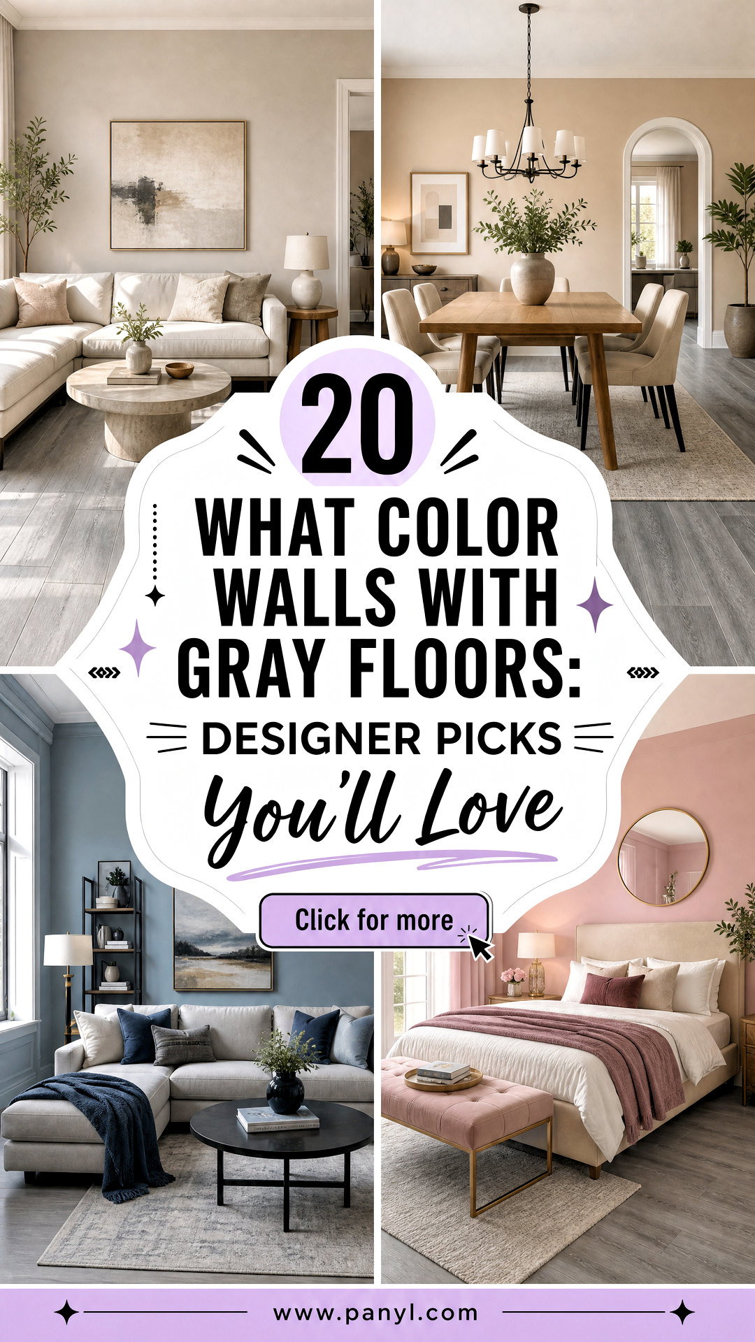 20 What Color Walls With Gray Floors Designer Picks Youll Love - 20 What Color Walls With Gray Floors: Designer Picks You’ll Love