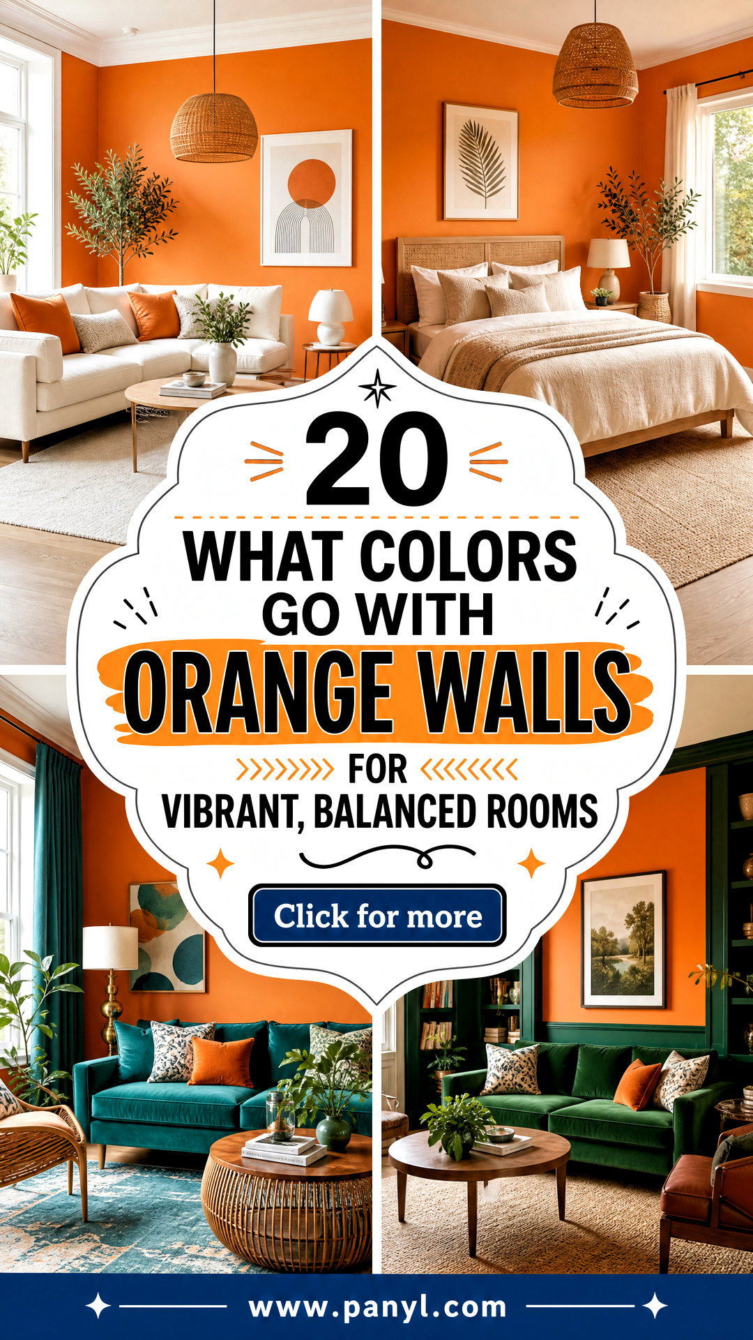 20 What Colors Go With Orange Walls for Vibrant Balanced Rooms - 20 What Colors Go With Orange Walls for Vibrant, Balanced Rooms
