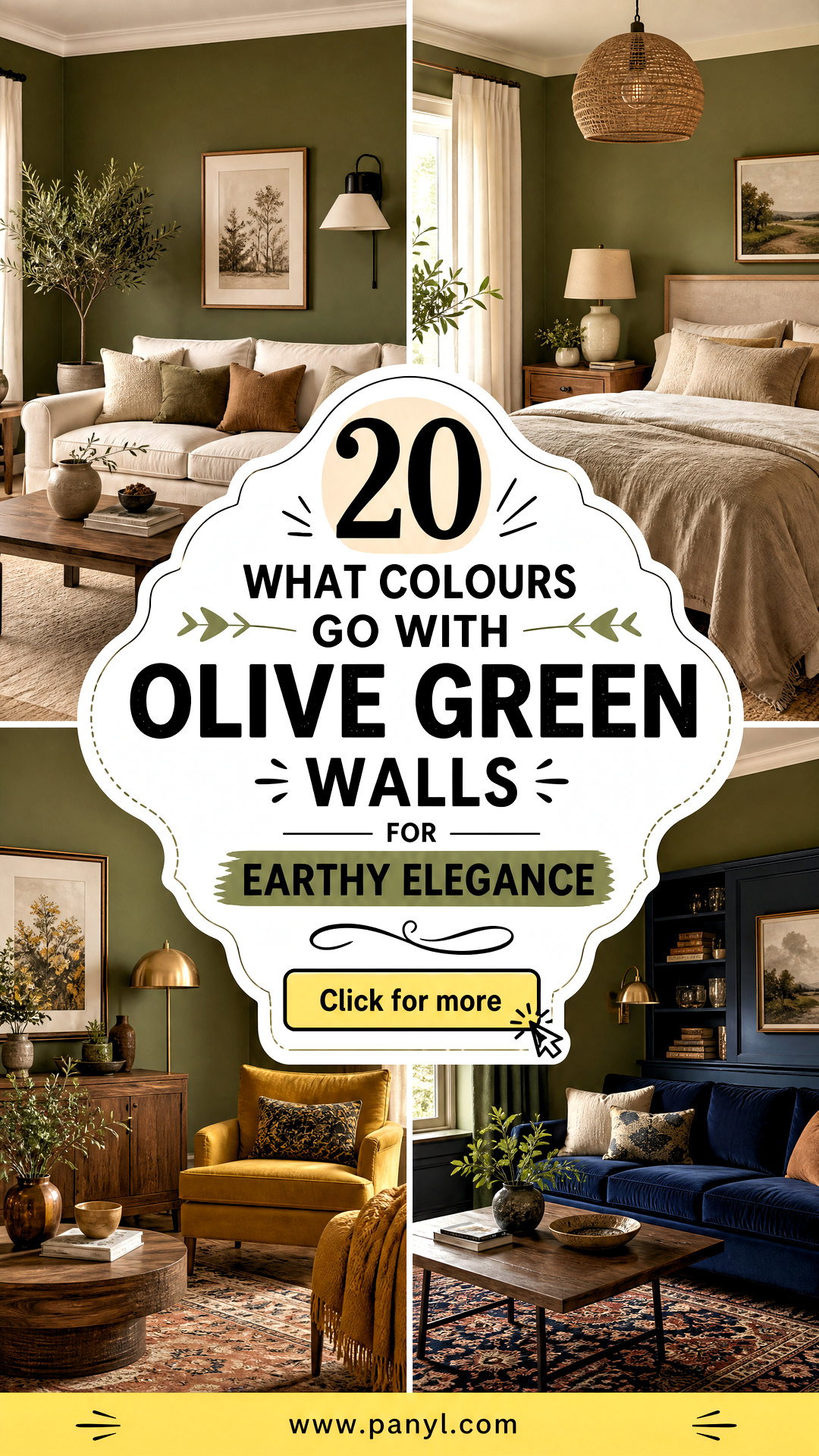 20 What Colours Go With Olive Green Walls for Earthy Elegance - 20 What Colours Go With Olive Green Walls for Earthy Elegance