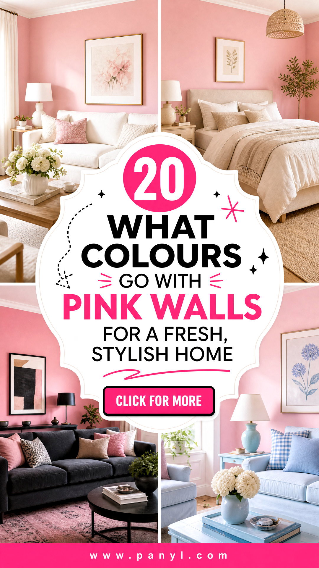 20 What Colours Go With Pink Walls for a Fresh Stylish Home - 20 What Colours Go With Pink Walls for a Fresh, Stylish Home