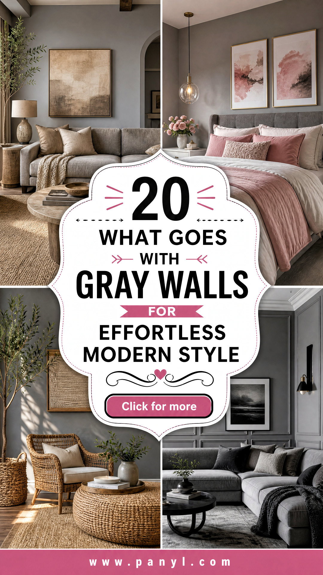 20 What Goes With Gray Walls for Effortless Modern Style - 20 What Goes With Gray Walls for Effortless Modern Style