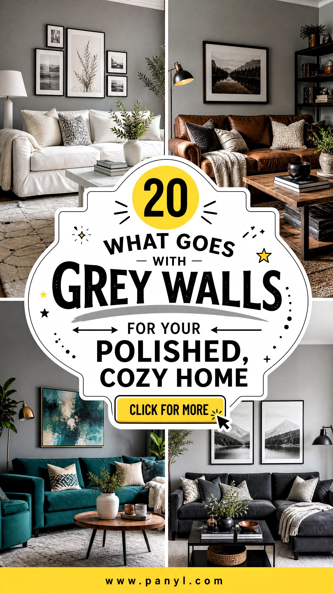 20 What Goes With Grey Walls for Your Polished Cozy Home - 20 What Goes With Grey Walls for Your Polished, Cozy Home