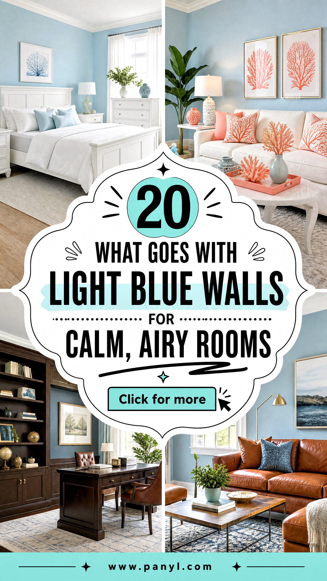 20 What Goes With Light Blue Walls for Calm Airy Rooms - 20 What Goes With Light Blue Walls for Calm, Airy Rooms