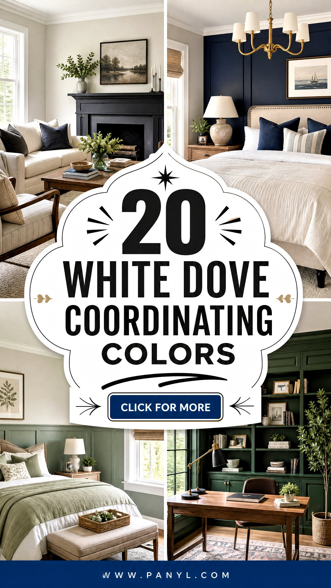 20 White Dove Coordinating Colors for Timeless Home Palettes - 20 White Dove Coordinating Colors for Timeless Home Palettes