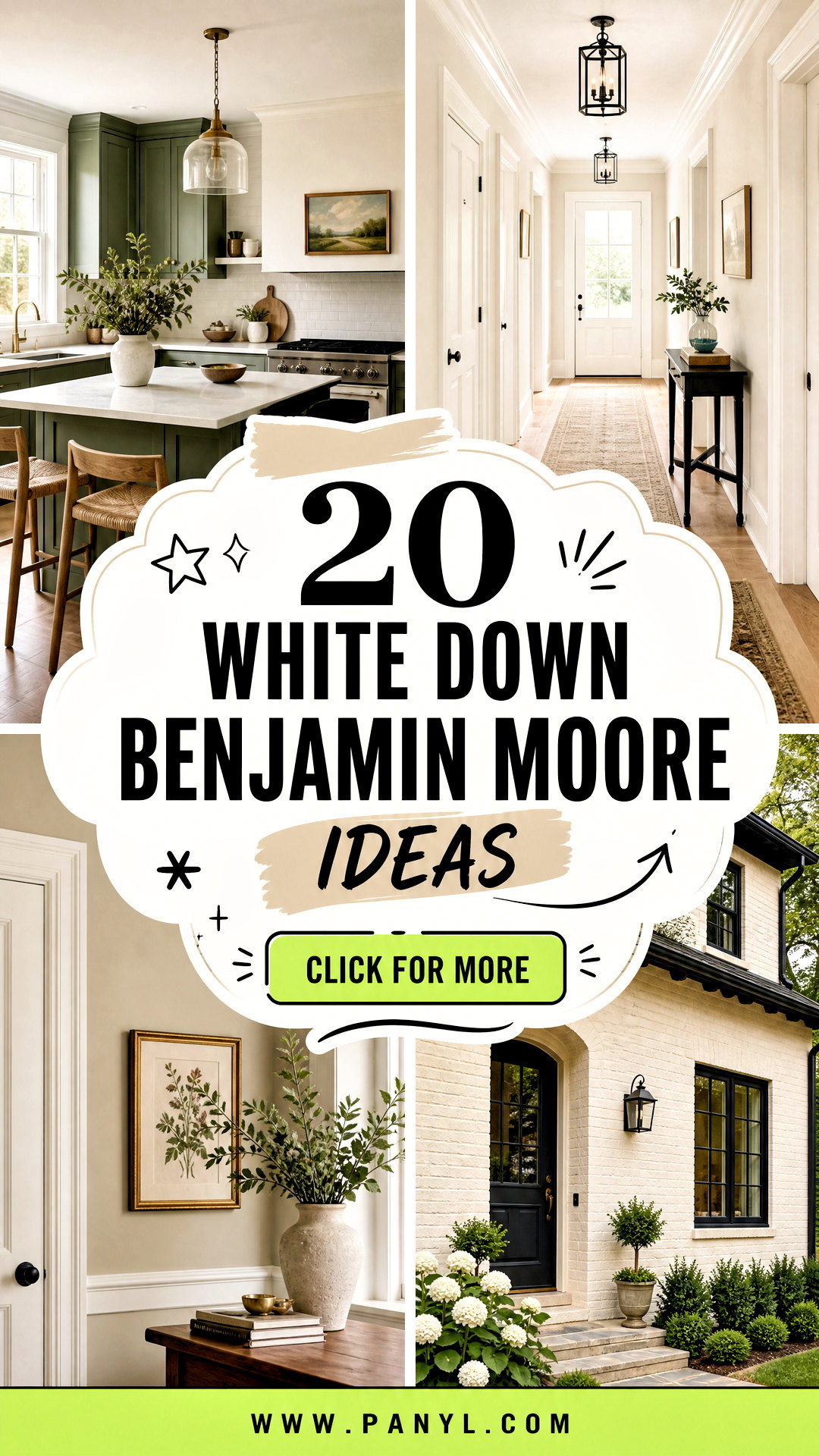 20 White Down Benjamin Moore Ideas for Calm Cozy Rooms - 20 White Down Benjamin Moore Ideas for Calm, Cozy Rooms