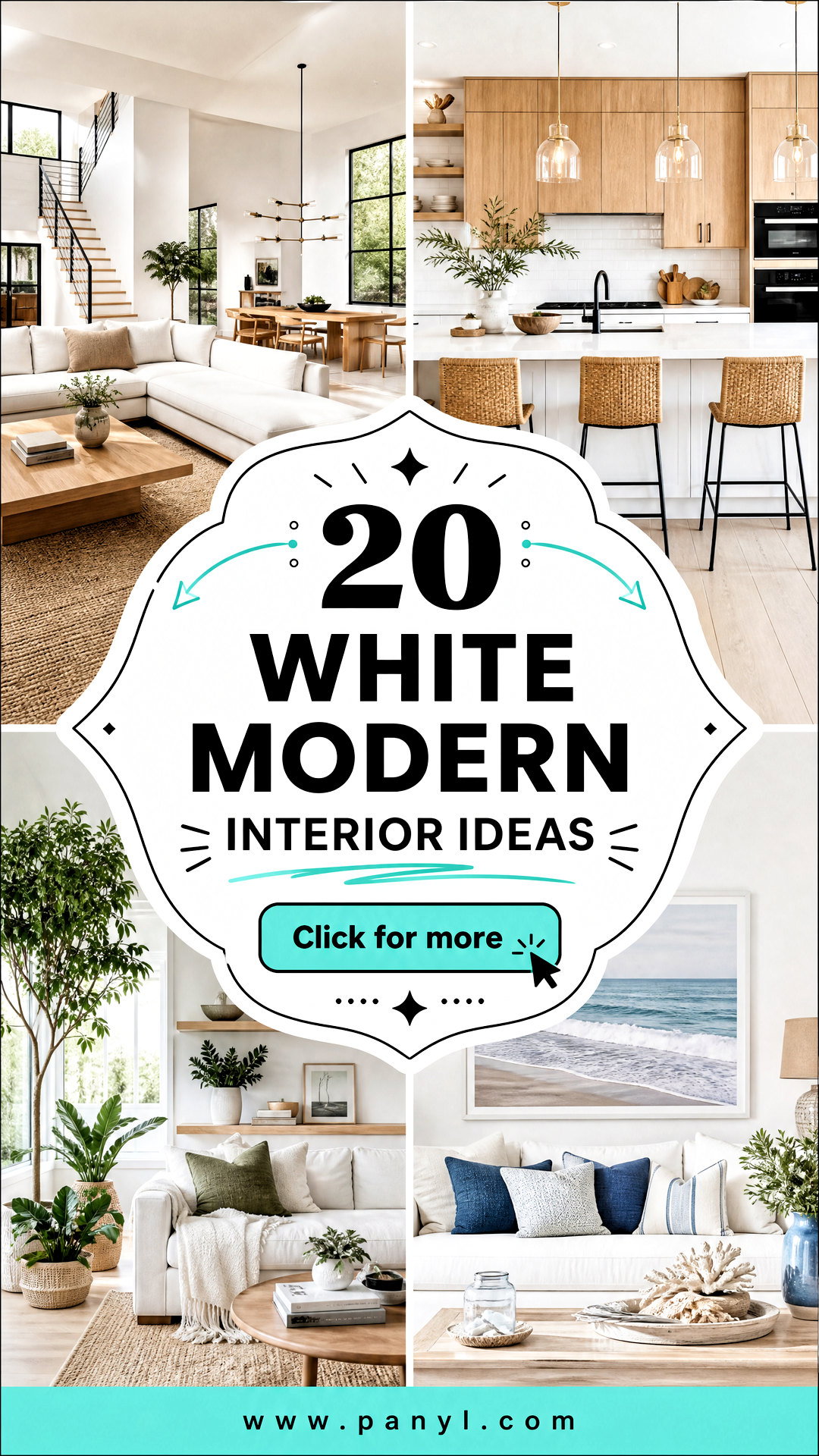20 White Modern Interior Ideas for a Sleek Serene Home - 20 White Modern Interior Ideas for a Sleek, Serene Home