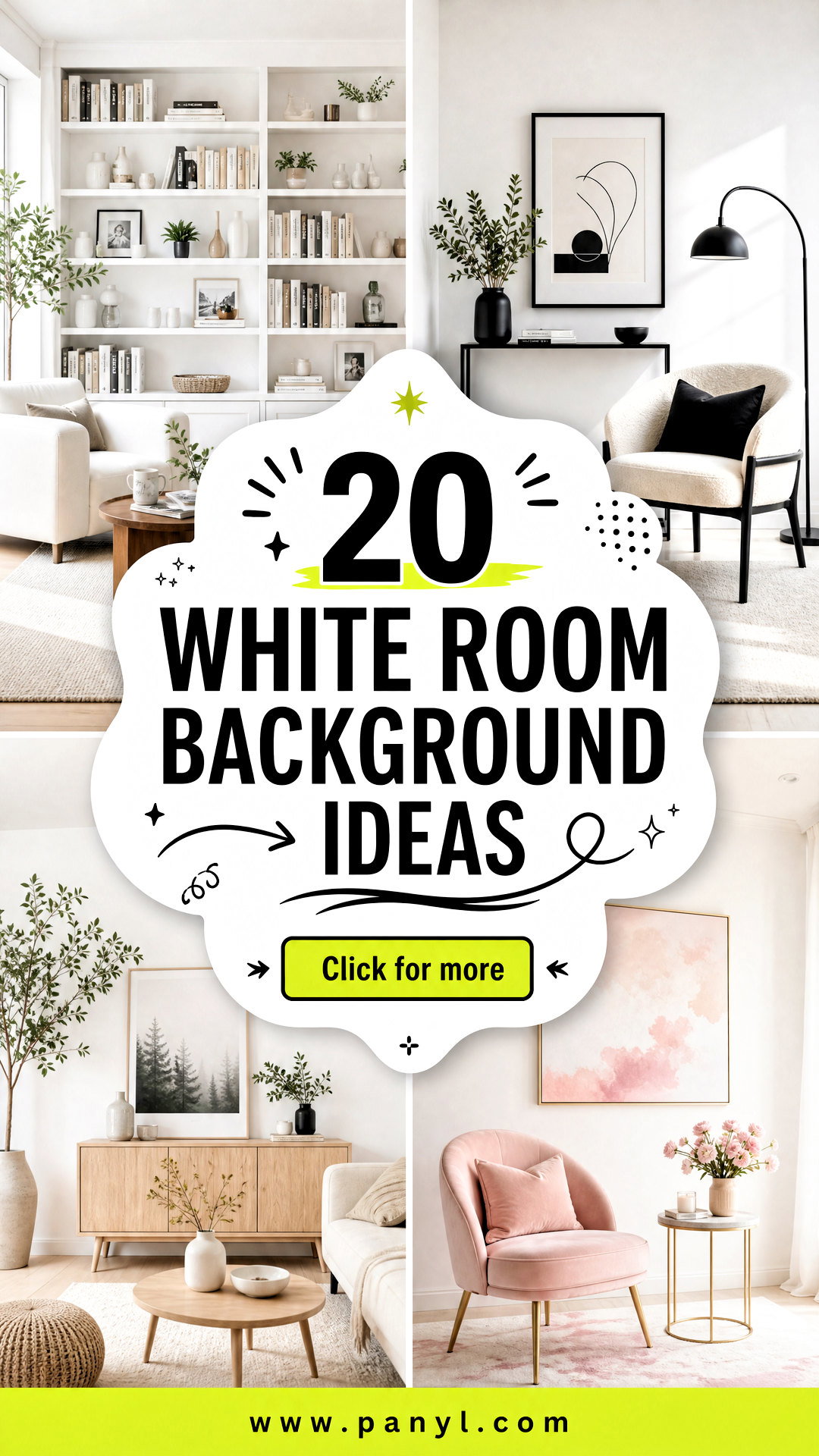 20 White Room Background Ideas for Bright Stylish Spaces - 20 White Room Background Ideas for Bright, Stylish Spaces