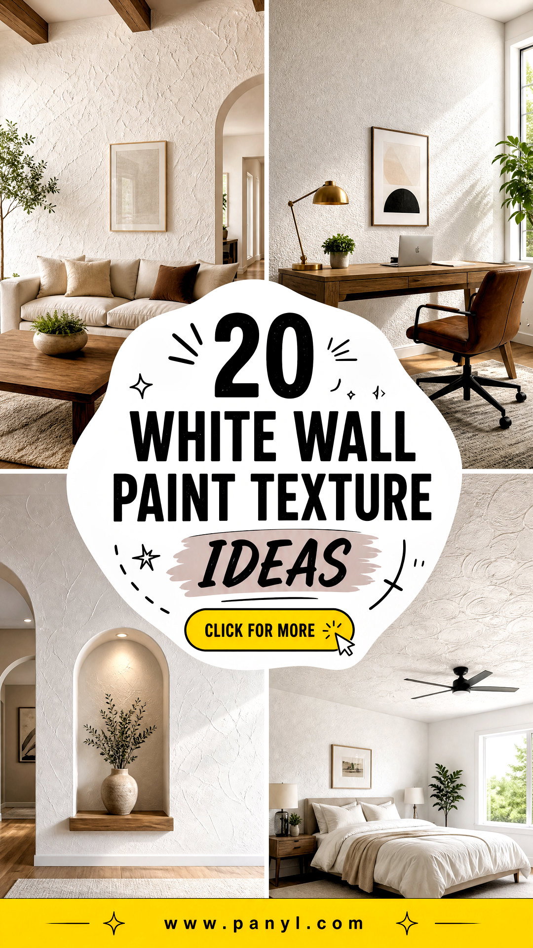20 White Wall Paint Texture Ideas for Elevated Interiors - 20 White Wall Paint Texture Ideas for Elevated Interiors