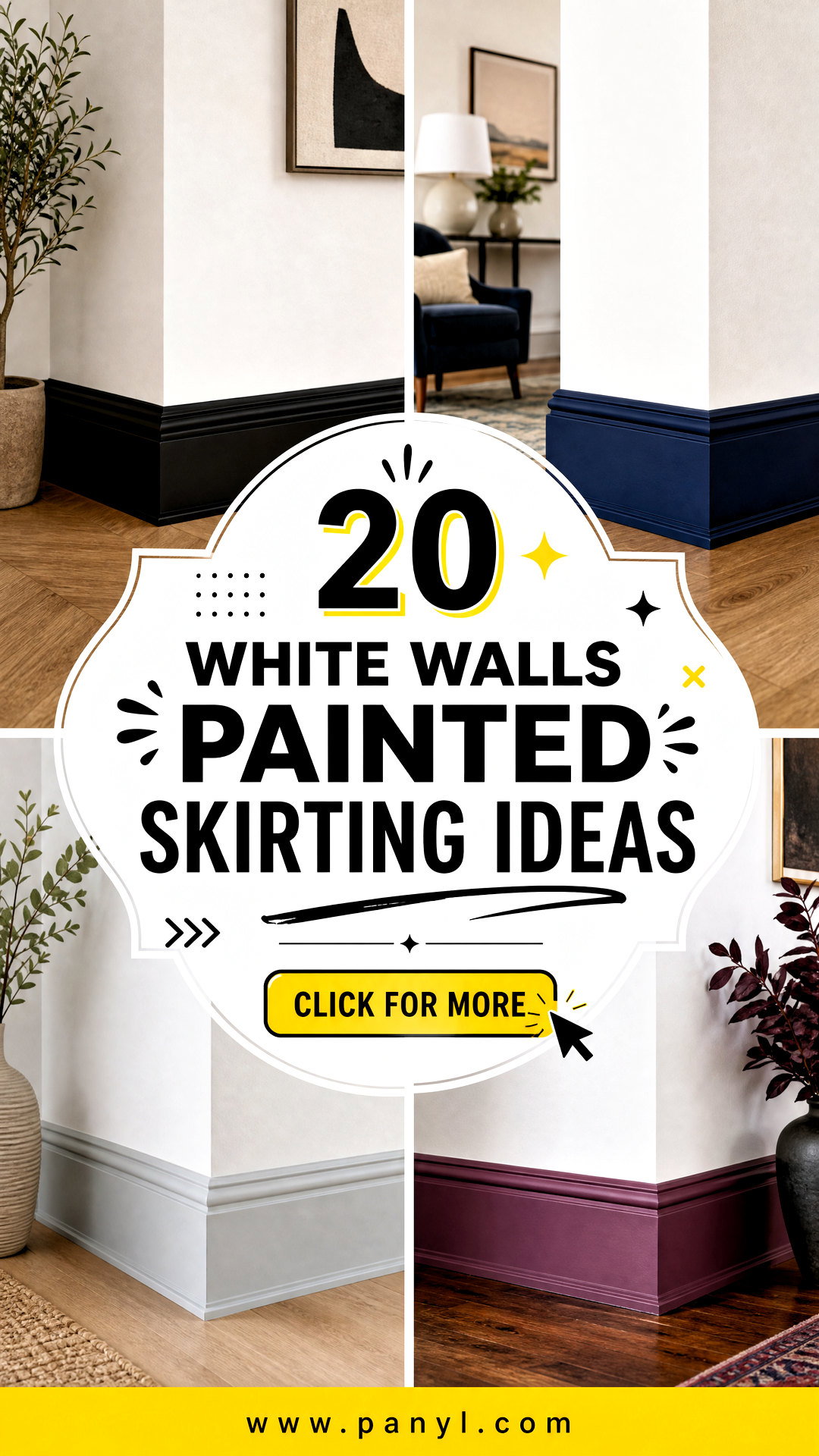 20 White Walls Painted Skirting Ideas for Crisp Modern Contrast - 20 White Walls Painted Skirting Ideas for Crisp Modern Contrast