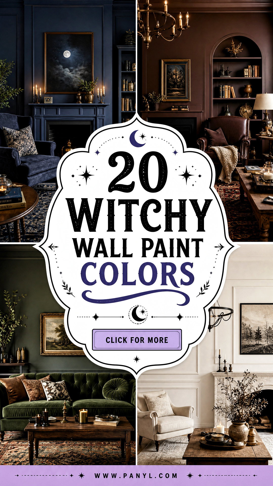 20 Witchy Wall Paint Colors Moody Magical Shades for Cozy Rooms - 20 Witchy Wall Paint Colors: Moody, Magical Shades for Cozy Rooms