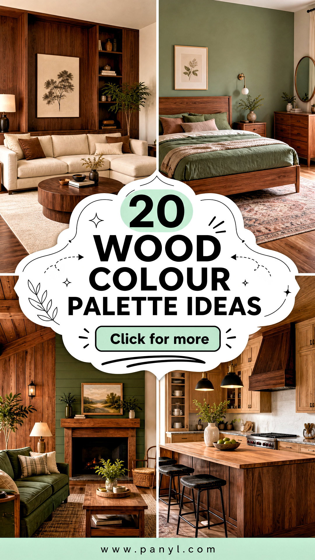 20 Wood Colour Palette Ideas for a Warm Cohesive Home - 20 Wood Colour Palette Ideas for a Warm, Cohesive Home