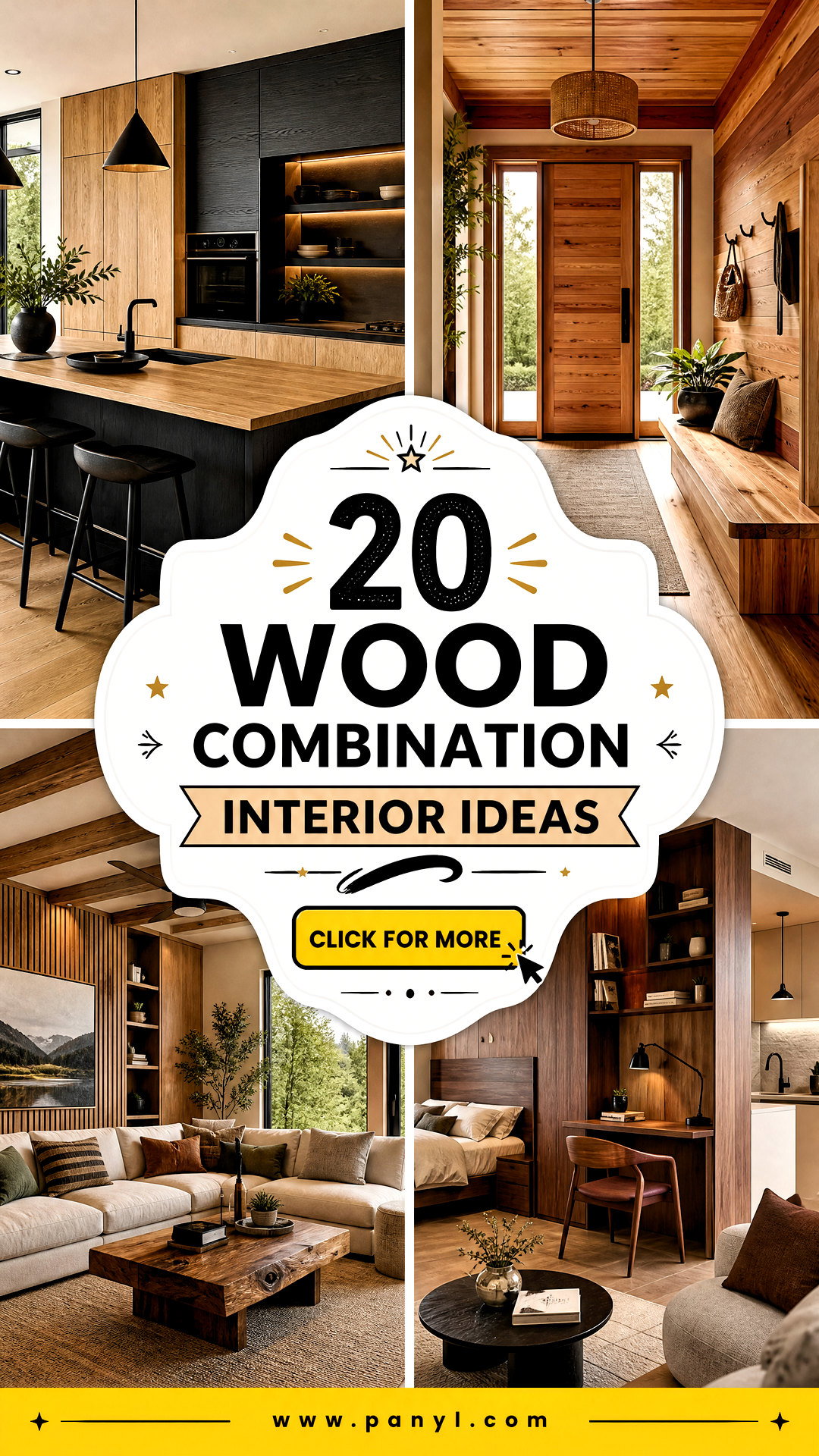 20 Wood Combination Interior Ideas for a Designer-Led Home - 20 Wood Combination Interior Ideas for a Designer-Led Home