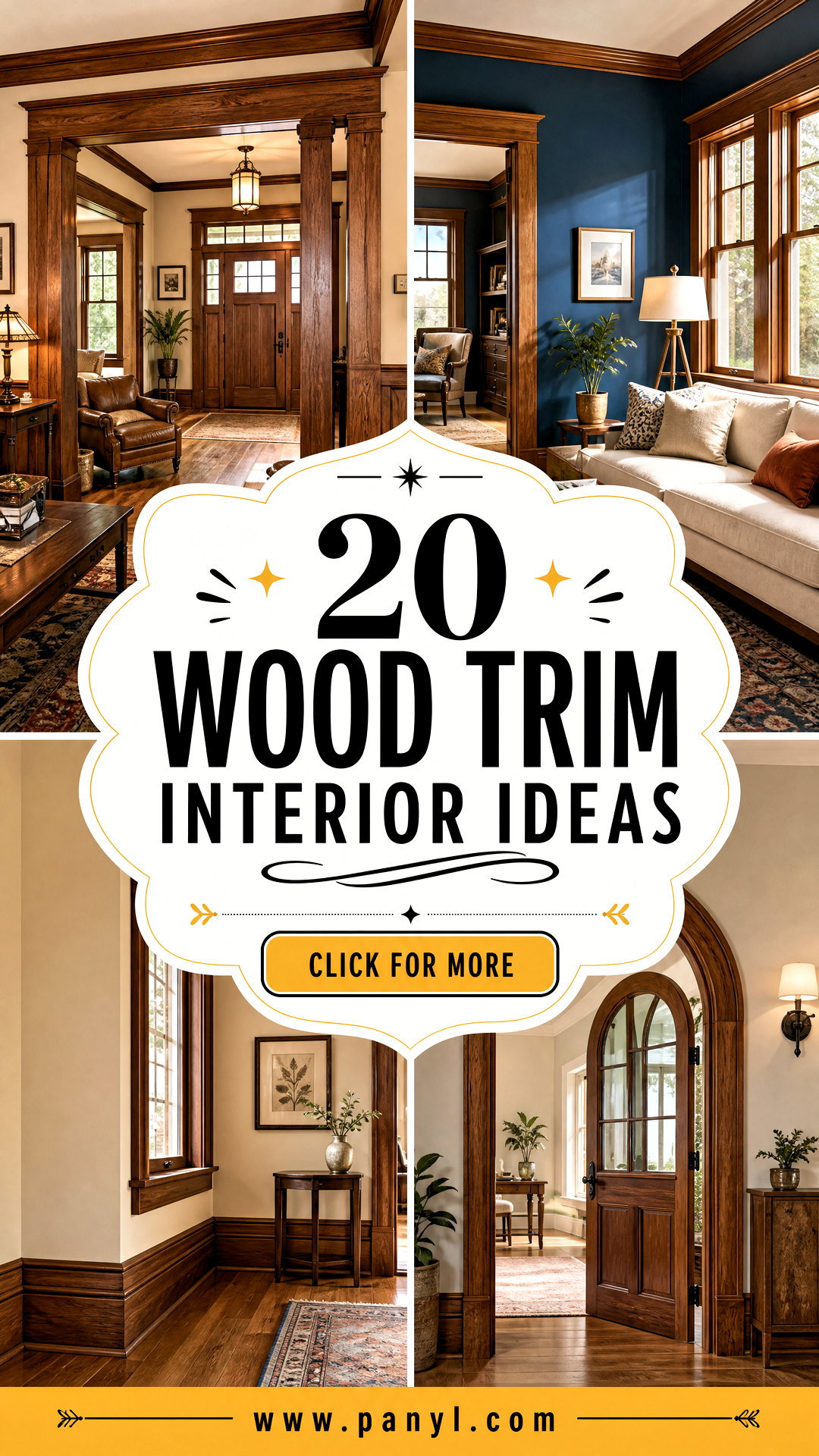 20 Wood Trim Interior Ideas for a Warm Polished Home Style - 20 Wood Trim Interior Ideas for a Warm, Polished Home Style