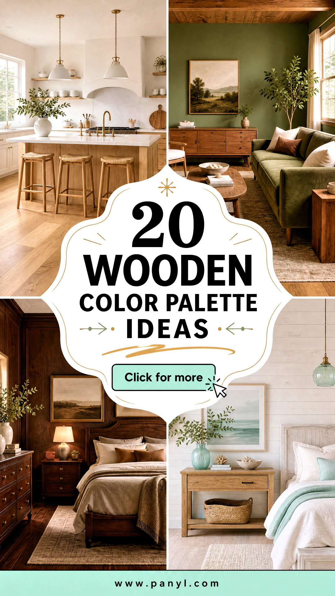 20 Wooden Color Palette Ideas for Warm Natural Interiors - 20 Wooden Color Palette Ideas for Warm, Natural Interiors