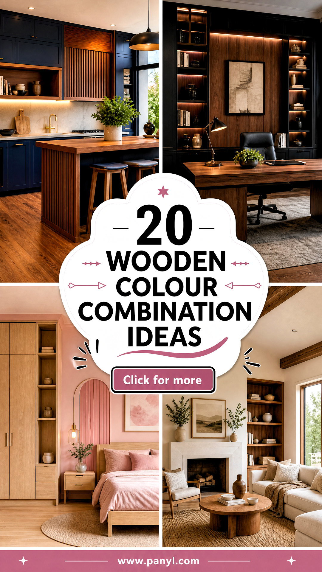 20 Wooden Colour Combination Ideas for a Cohesive Home - 20 Wooden Colour Combination Ideas for a Cohesive Home