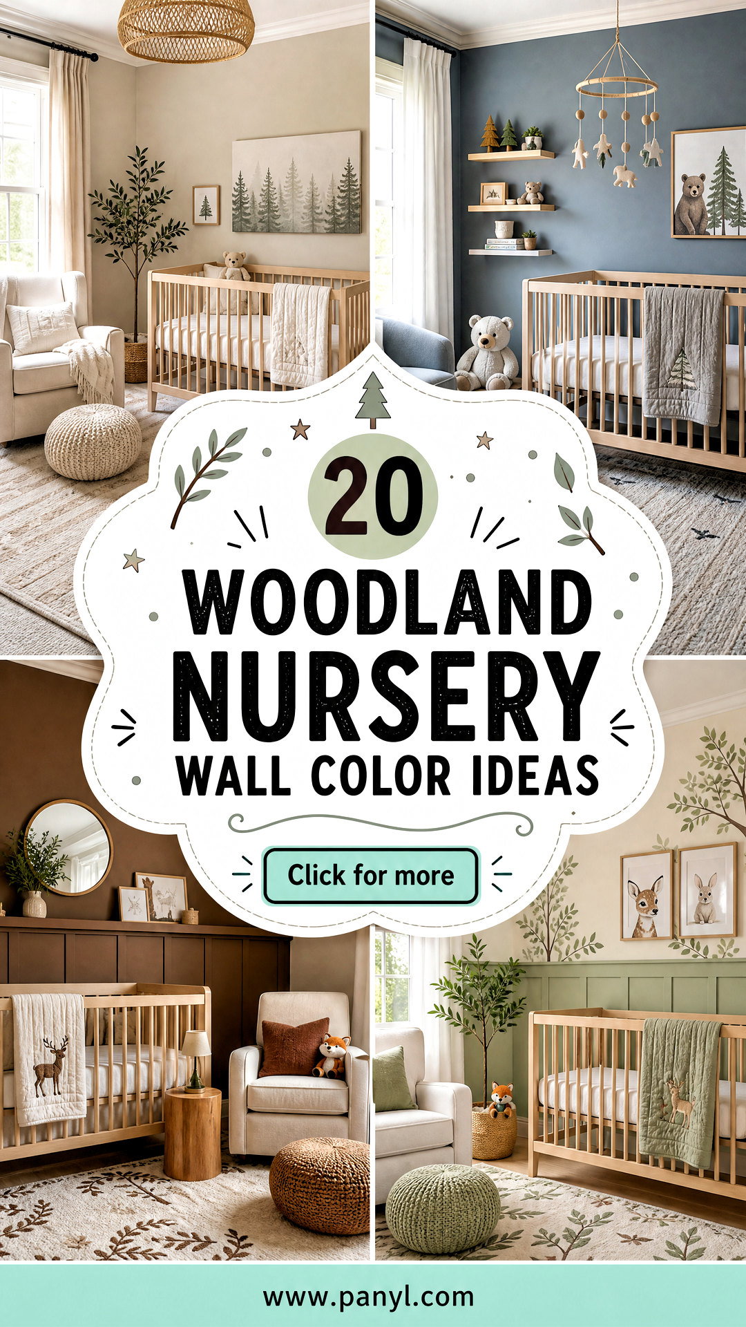 20 Woodland Nursery Wall Color Ideas Cozy Colors for Baby Rooms - 20 Woodland Nursery Wall Color Ideas: Cozy Colors for Baby Rooms