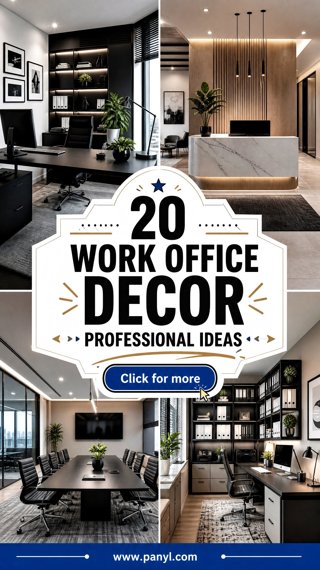 20 Work Office Decor Professional Ideas for a Polished Space - 20 Work Office Decor Professional Ideas for a Polished Space