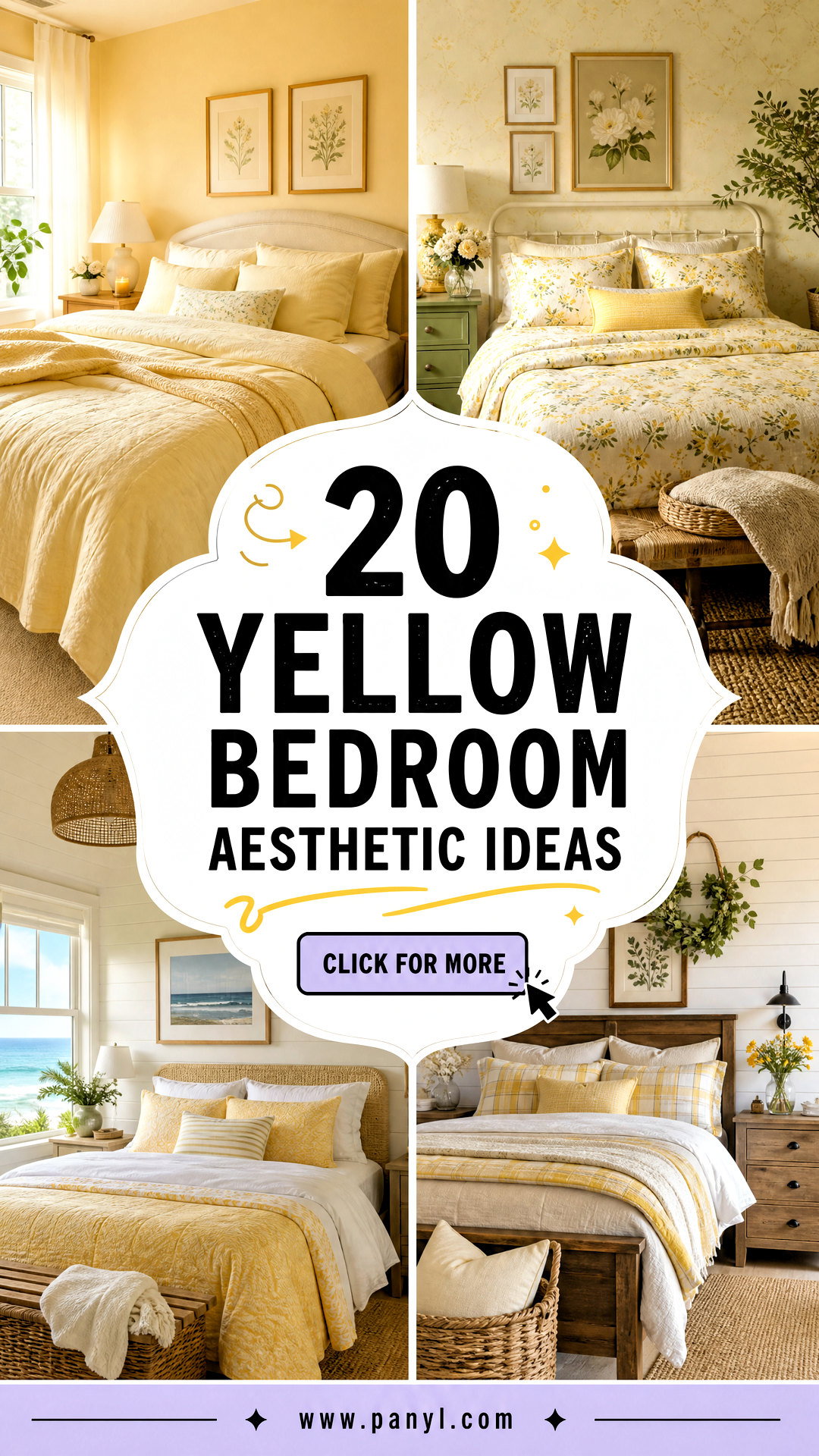 20 Yellow Bedroom Aesthetic Ideas for a Dreamy Sunny Refresh - 20 Yellow Bedroom Aesthetic Ideas for a Dreamy, Sunny Refresh