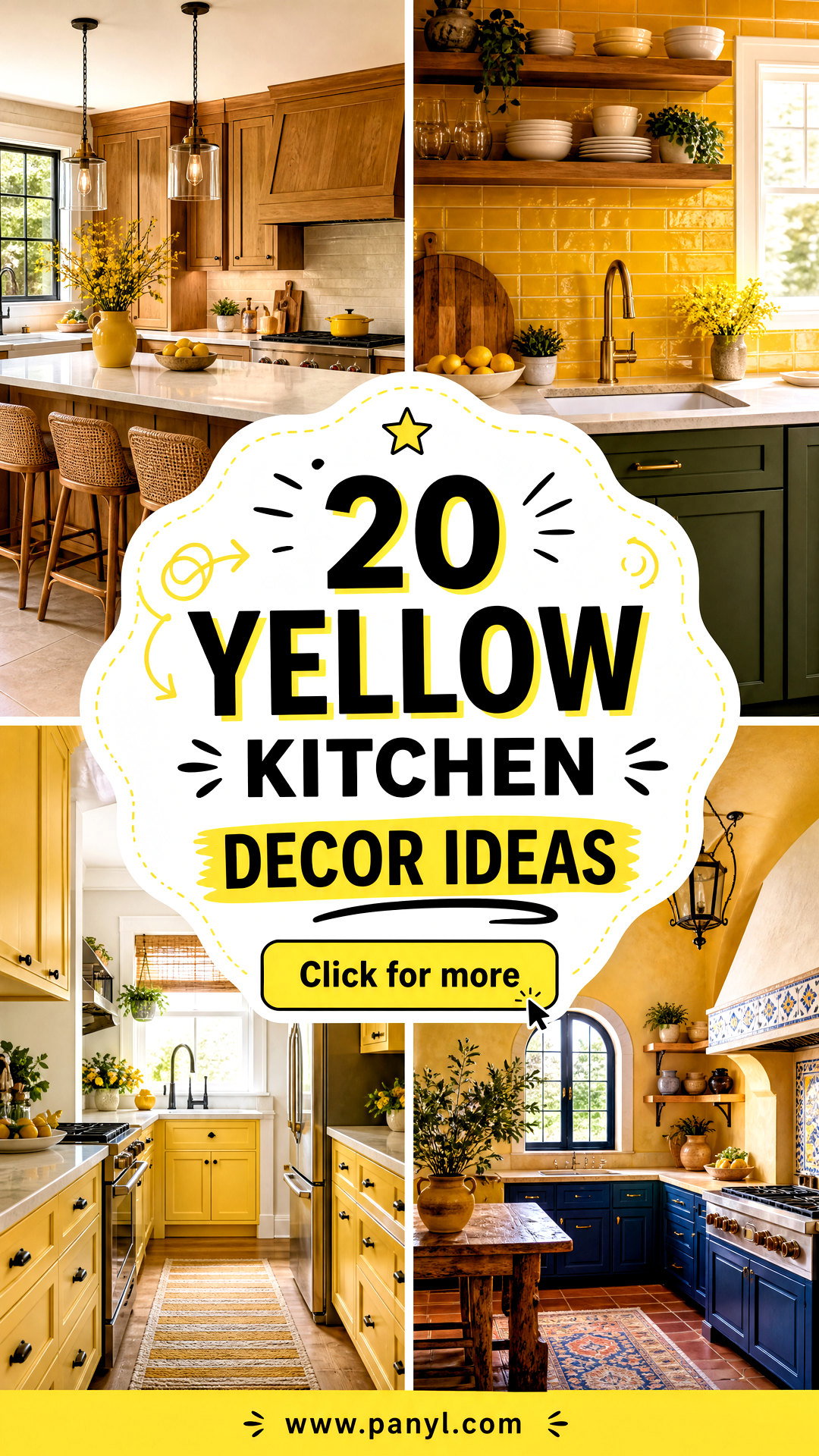 20 Yellow Kitchen Decor Ideas for a Sunny Stylish Space - 20 Yellow Kitchen Decor Ideas for a Sunny, Stylish Space