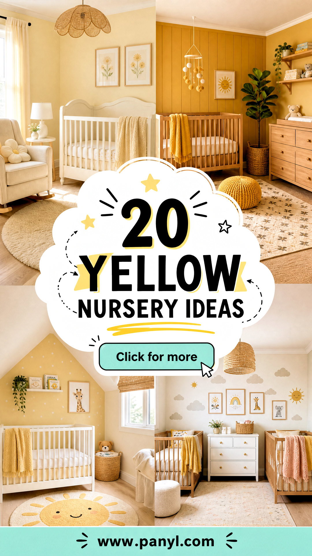 20 Yellow Nursery Ideas for a Cheerful Cozy Baby Room! - 20 Yellow Nursery Ideas for a Cheerful, Cozy Baby Room!