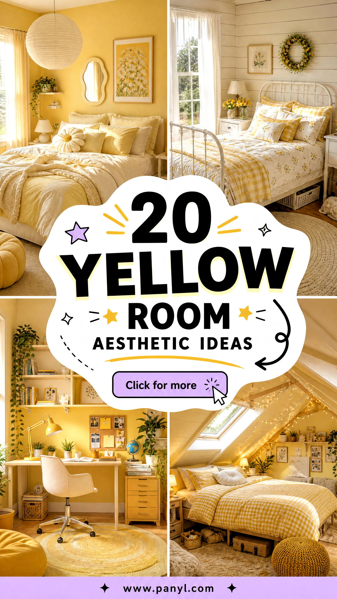 20 Yellow Room Aesthetic Ideas for a Dreamy and Cozy Space - 20 Yellow Room Aesthetic Ideas for a Dreamy and Cozy Space