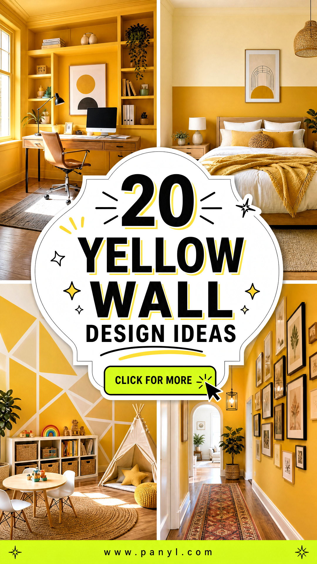 20 Yellow Wall Design Ideas for a Fresh Stylish Interior - 20 Yellow Wall Design Ideas for a Fresh, Stylish Interior