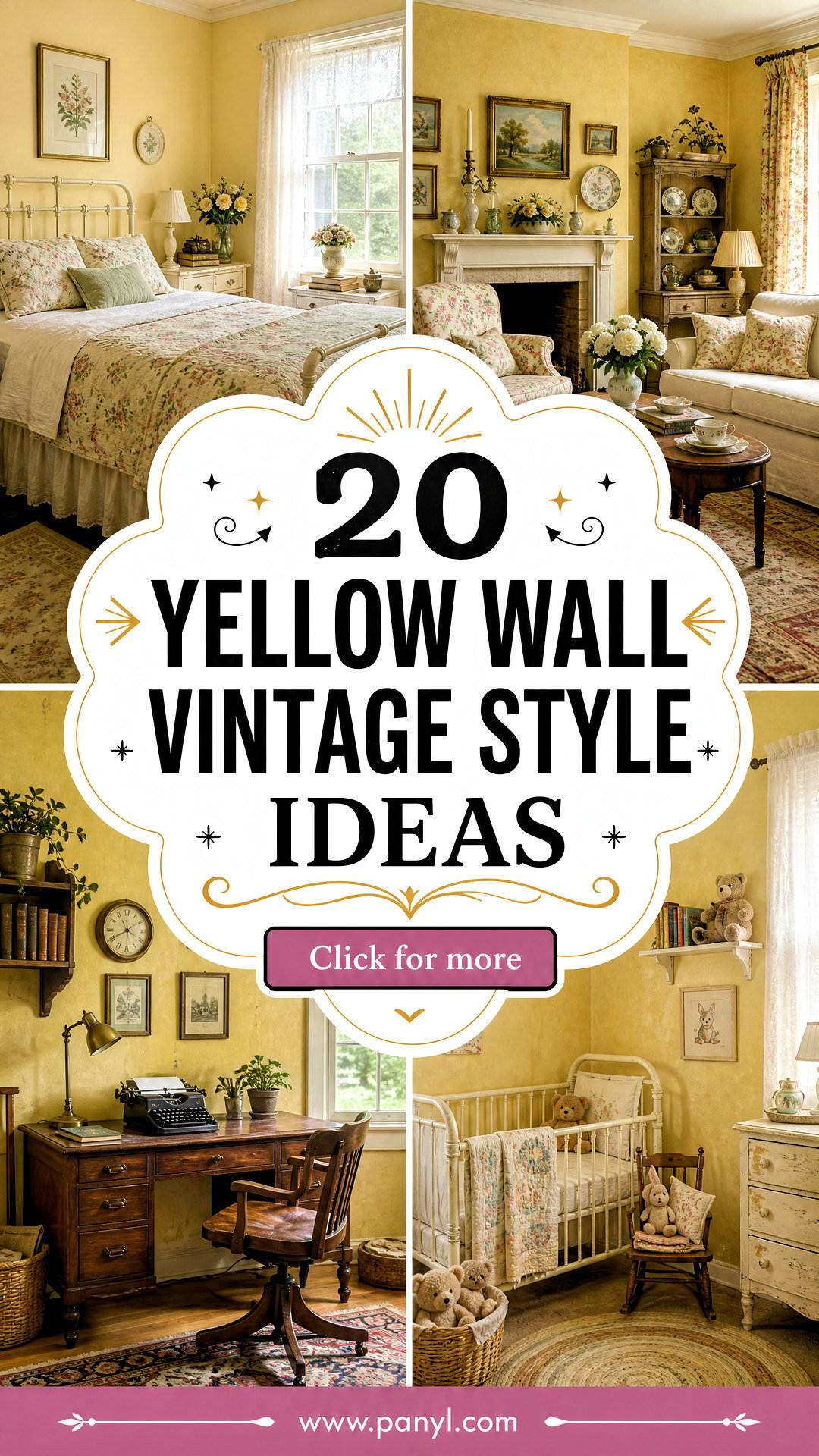 20 Yellow Wall Vintage Style Ideas Retro Looks for Cozy Rooms - 20 Yellow Wall Vintage Style Ideas: Retro Looks for Cozy Rooms
