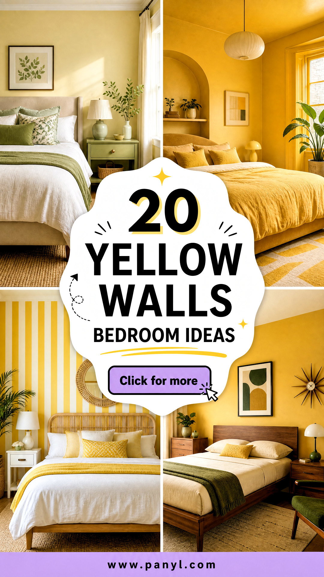 20 Yellow Walls Bedroom Ideas for a Cheerful Cozy Retreat - 20 Yellow Walls Bedroom Ideas for a Cheerful, Cozy Retreat