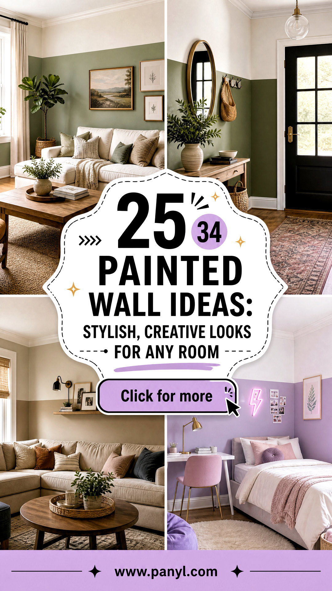 25 34 Painted Wall Ideas Stylish Creative Looks for Any Room - 25 34 Painted Wall Ideas: Stylish, Creative Looks for Any Room