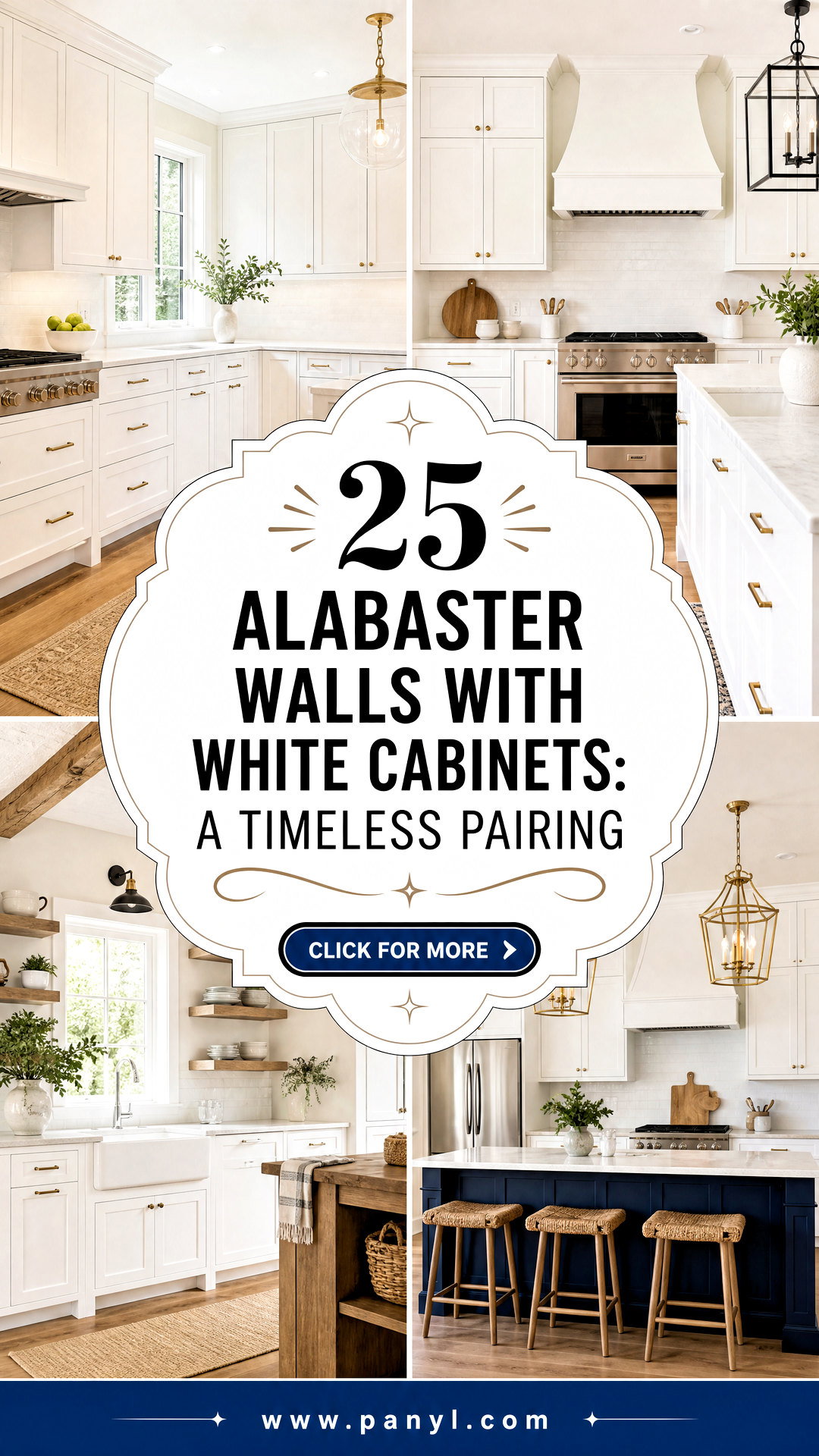 25 Alabaster Walls With White Cabinets A Timeless Pairing - 25 Alabaster Walls With White Cabinets: A Timeless Pairing