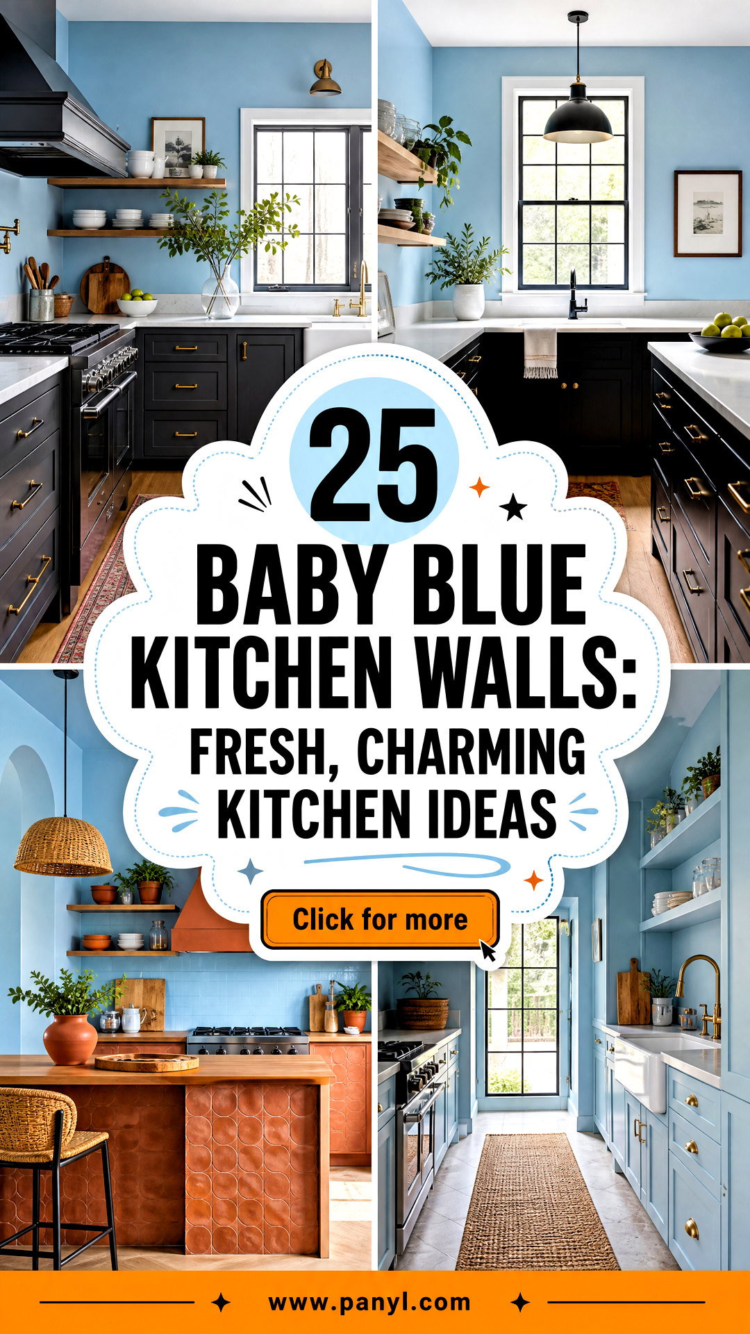 25 Baby Blue Kitchen Walls Fresh Charming Kitchen Ideas - 25 Baby Blue Kitchen Walls: Fresh, Charming Kitchen Ideas