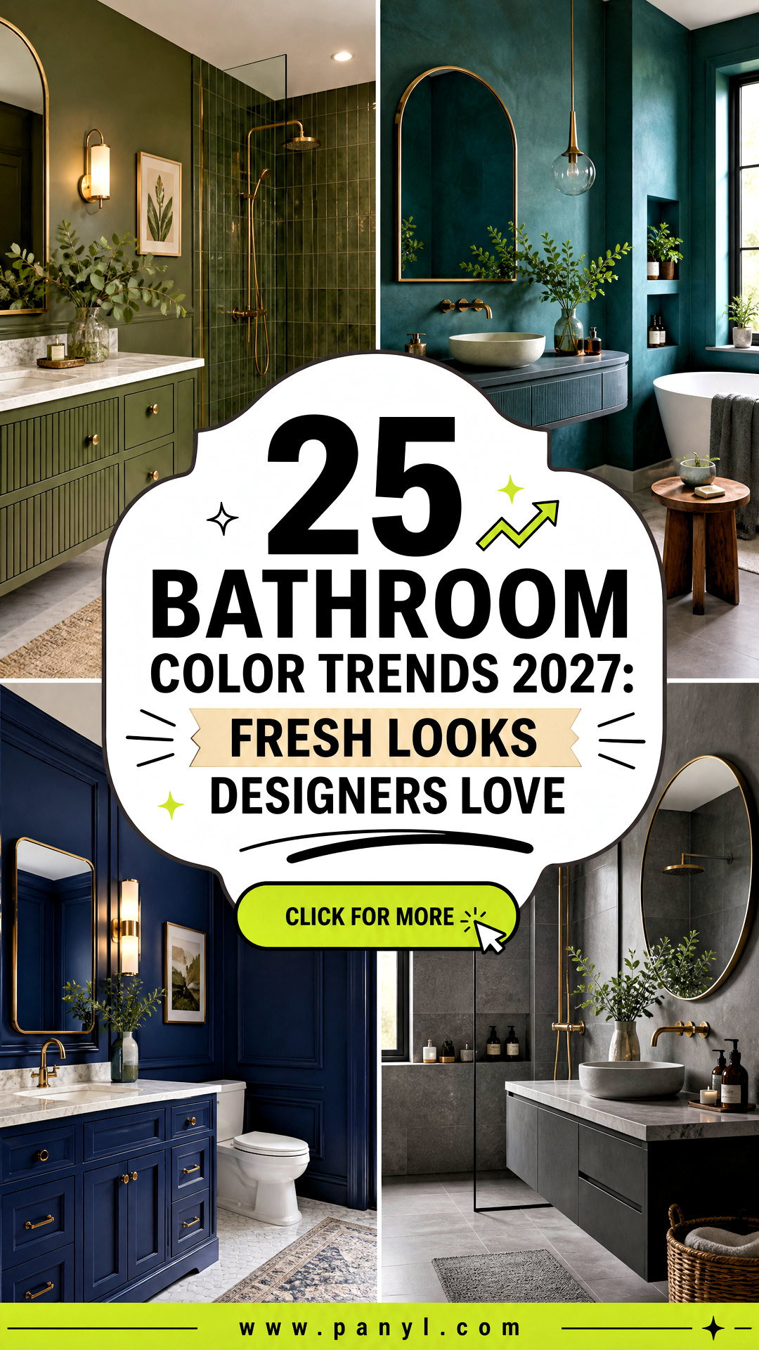 25 Bathroom Color Trends 2027 Fresh Looks Designers Love - 25 Bathroom Color Trends 2027: Fresh Looks Designers Love